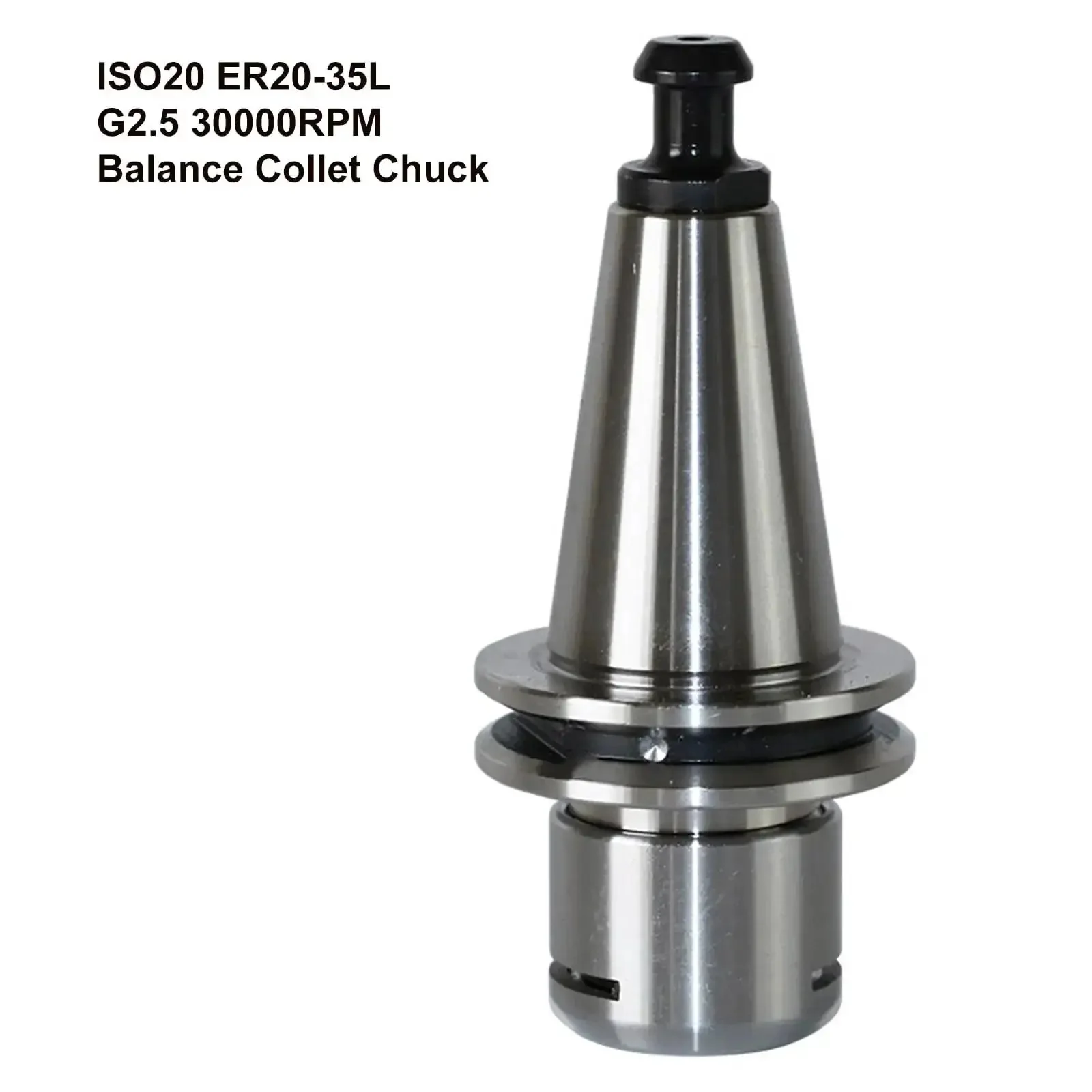 ISO20 ER20-35L Balance Collet Chuck G2.5 30000RPM CNC Tool Holder With Pull Stud For Milling Lathe And CNC Engraving Machine Heavy Duty Stainless Steel Pro Grade Made For Precision Machining - Image 4