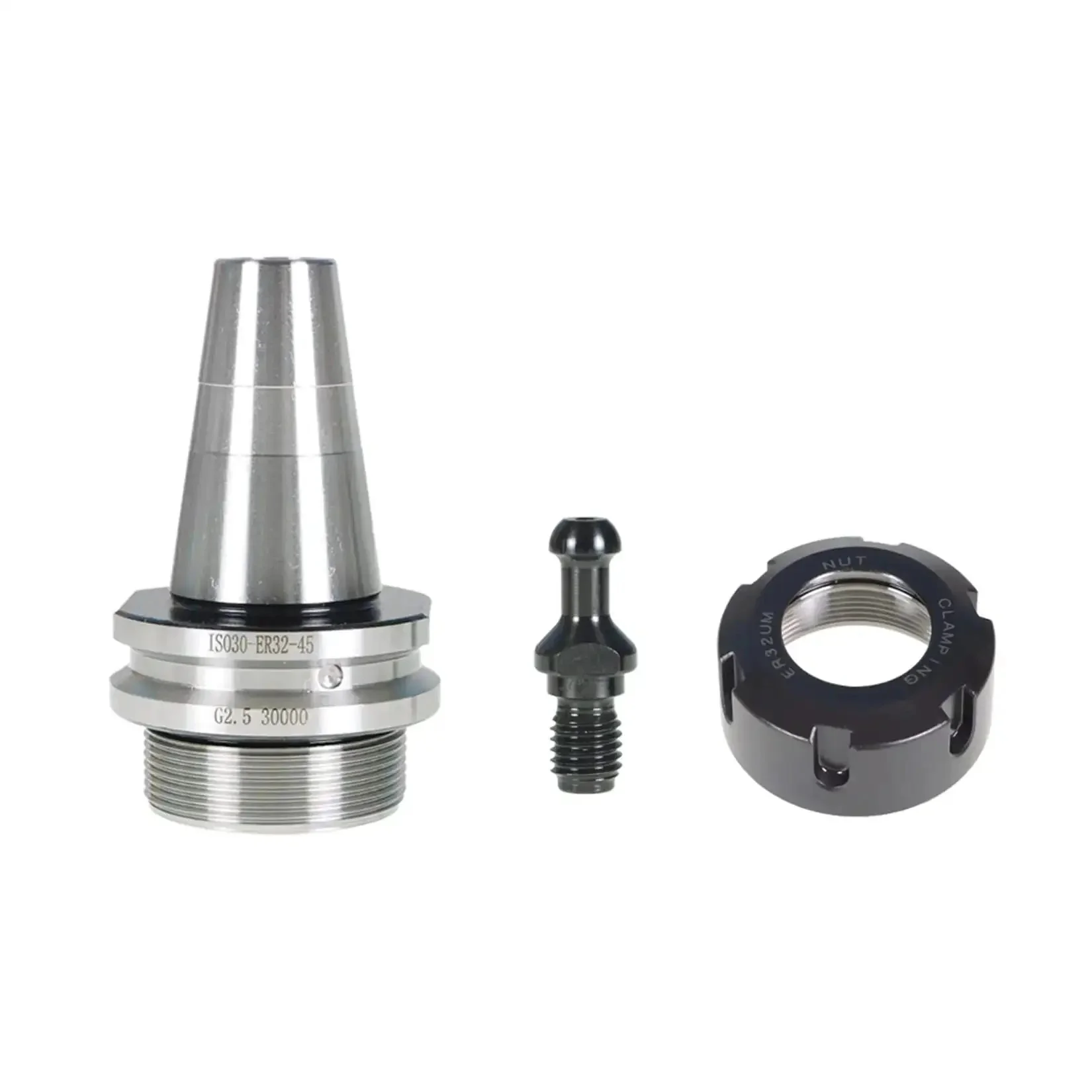 ISO30 CNC Tool Holder With ER32-45L Balance Collet Chuck G2.5 30000RPM Stainless Steel Pull Stud Milling Lathe Tool For CNC Engraving And Milling Machines Built Tough - Image 4