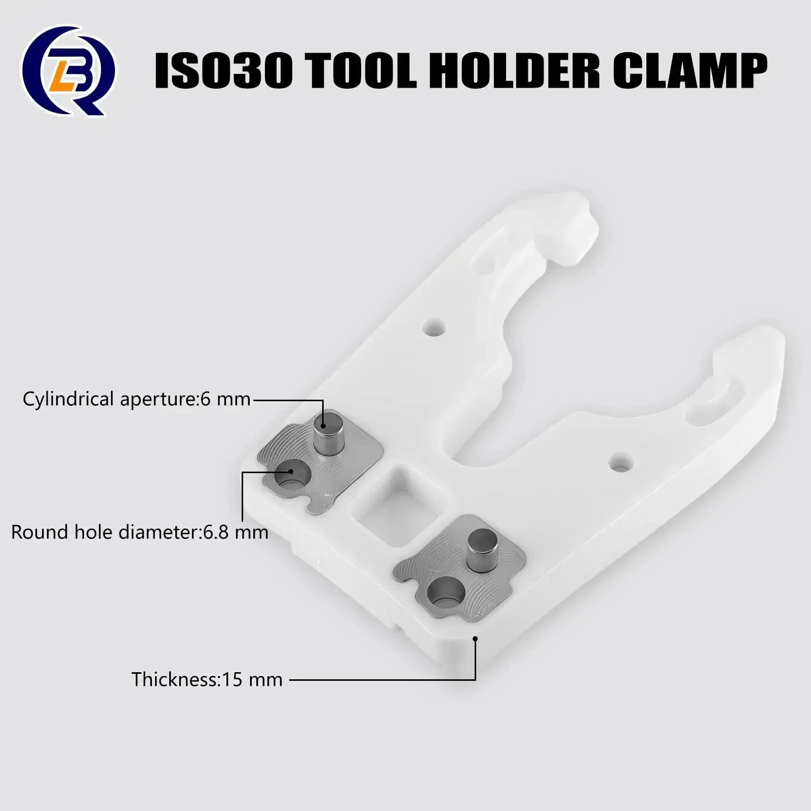 ISO30 Tool Holder Clamp For CNC Machines ATC Fork Claw With Flame Proof Rubber 5 Pack Pro Grade Tool Clamp Built For Milling Mold Making And CNC Machining - Image 4