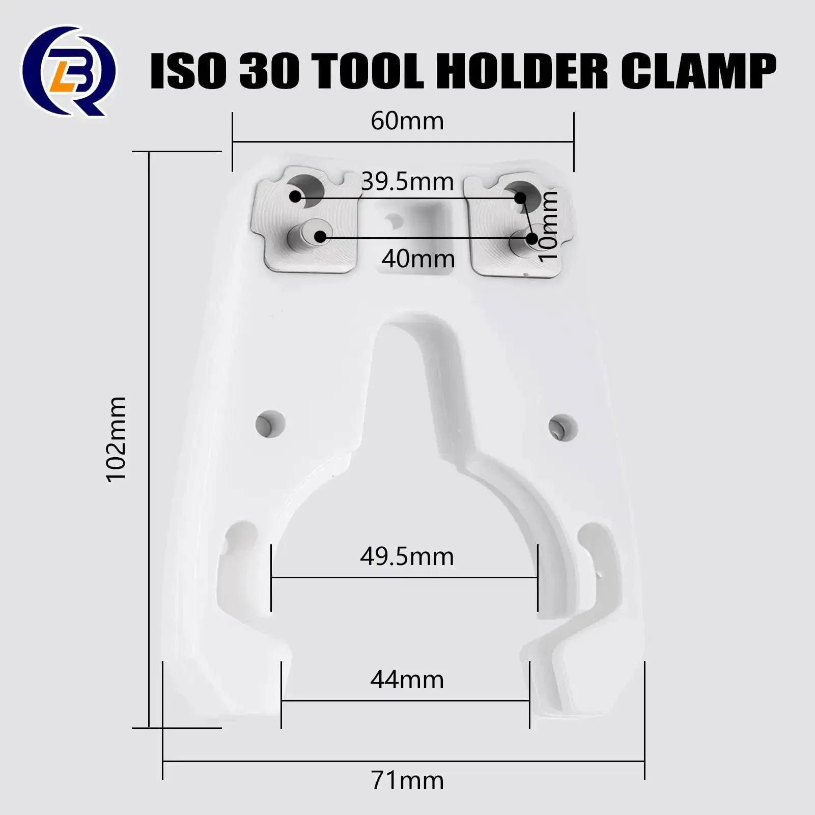 ISO30 Tool Holder Clamp For CNC Machines ATC Fork Claw With Flame Proof Rubber 5 Pack Pro Grade Tool Clamp Built For Milling Mold Making And CNC Machining - Image 5