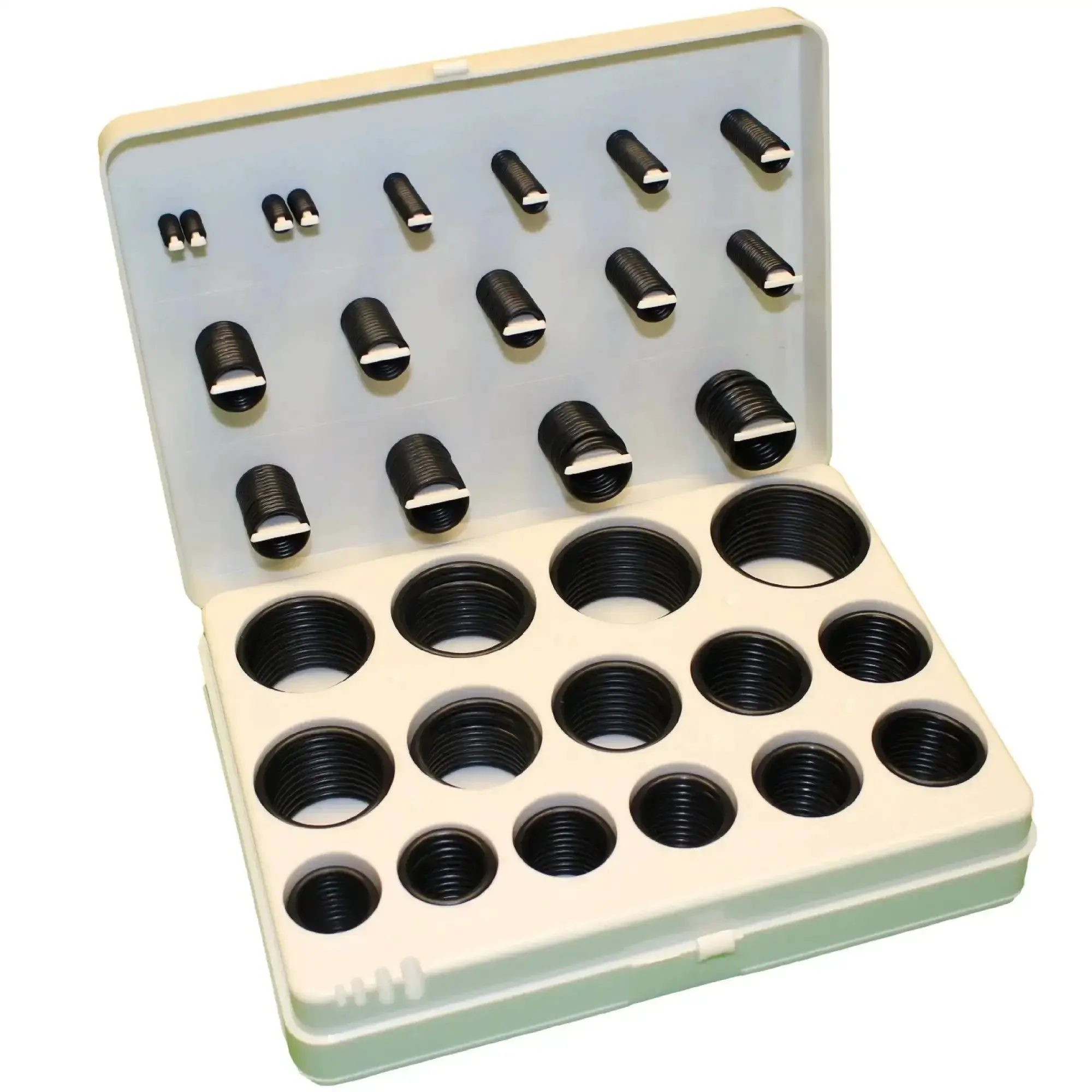 Japanese Metric O Ring Kit With Buna N O Rings Black 90A Durometer 30 Sizes Pack Of 391 Pieces For Petroleum And Aliphatic Hydrocarbons Maintenance And Field Repairs And Replacements