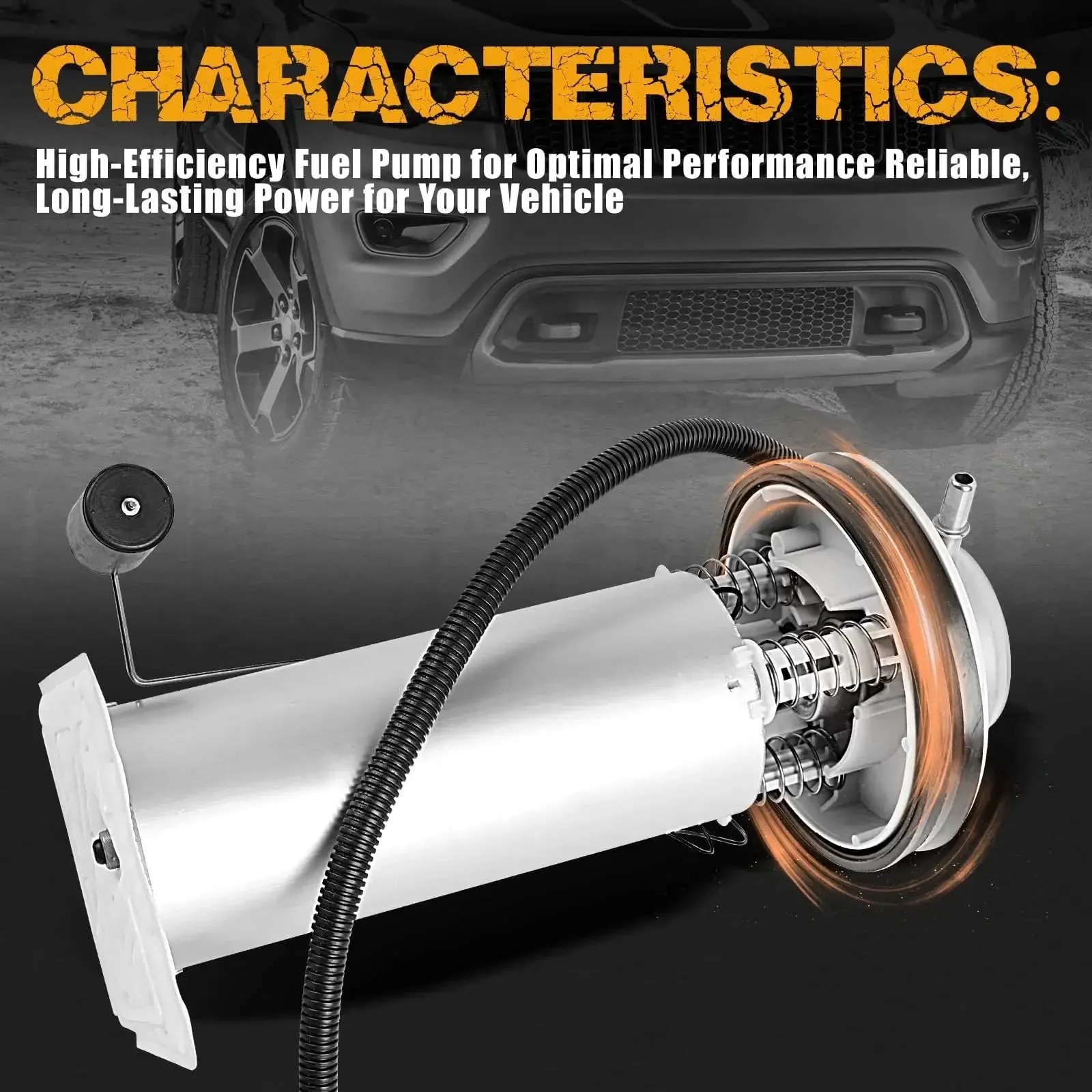 Jeep Cherokee Fuel Pump Module Assembly With Sending Unit 1997 1998 1999 2000 2001 2.5L 4.0L Gas Replacement E7121MN P75040M Premium Quality Fuel Module For Easy Installation And Reliable Gasoline Delivery - Image 3