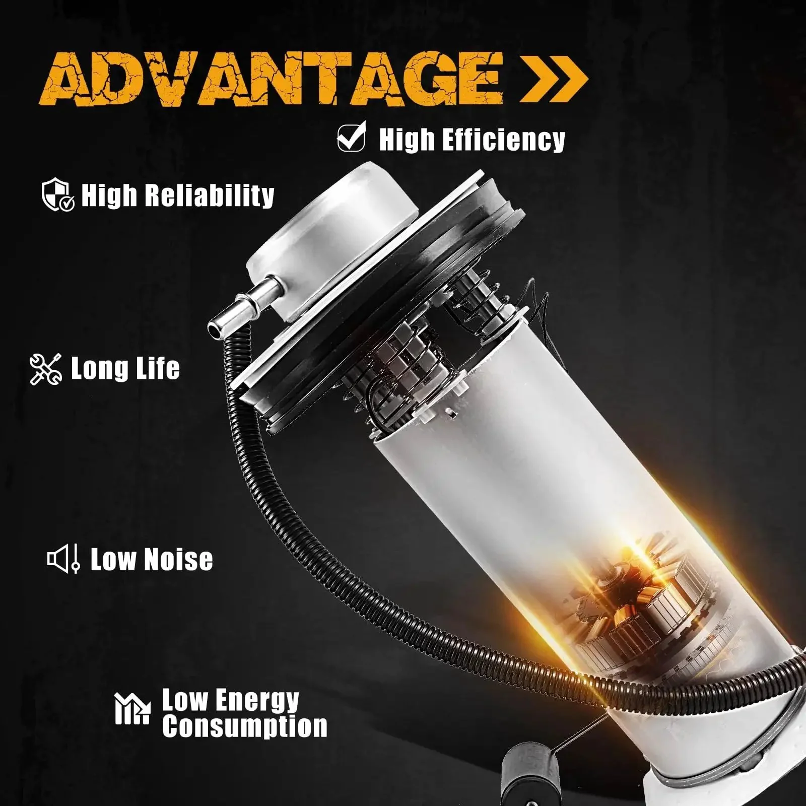 Jeep Cherokee Fuel Pump Module Assembly With Sending Unit 1997 1998 1999 2000 2001 2.5L 4.0L Gas Replacement E7121MN P75040M Premium Quality Fuel Module For Easy Installation And Reliable Gasoline Delivery - Image 5