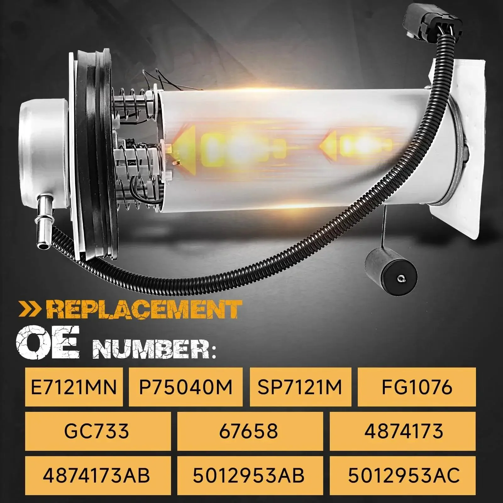 Jeep Cherokee Fuel Pump Module Assembly With Sending Unit 1997 1998 1999 2000 2001 2.5L 4.0L Gas Replacement E7121MN P75040M Premium Quality Fuel Module For Easy Installation And Reliable Gasoline Delivery - Image 6