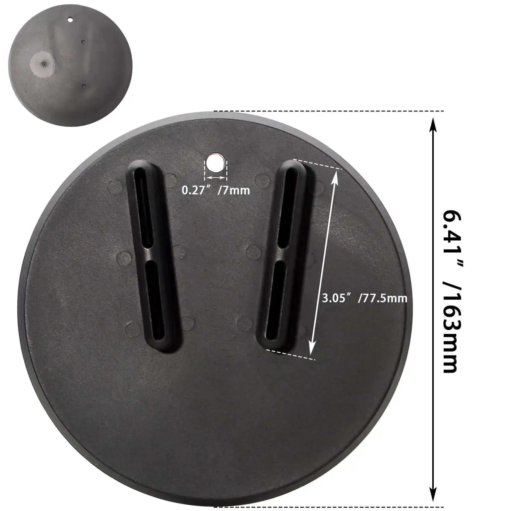 Jiffy Stand Coasters Kickstand Pad For Harley All Motorcycles With Side Stand Stops Your Kickstand From Sinking On Dirt Grass Or Asphalt And Keeps Your Ride Level On Touring Sportster Softail Pan America VRSC Livewire Black Pack Of 2 - Image 3