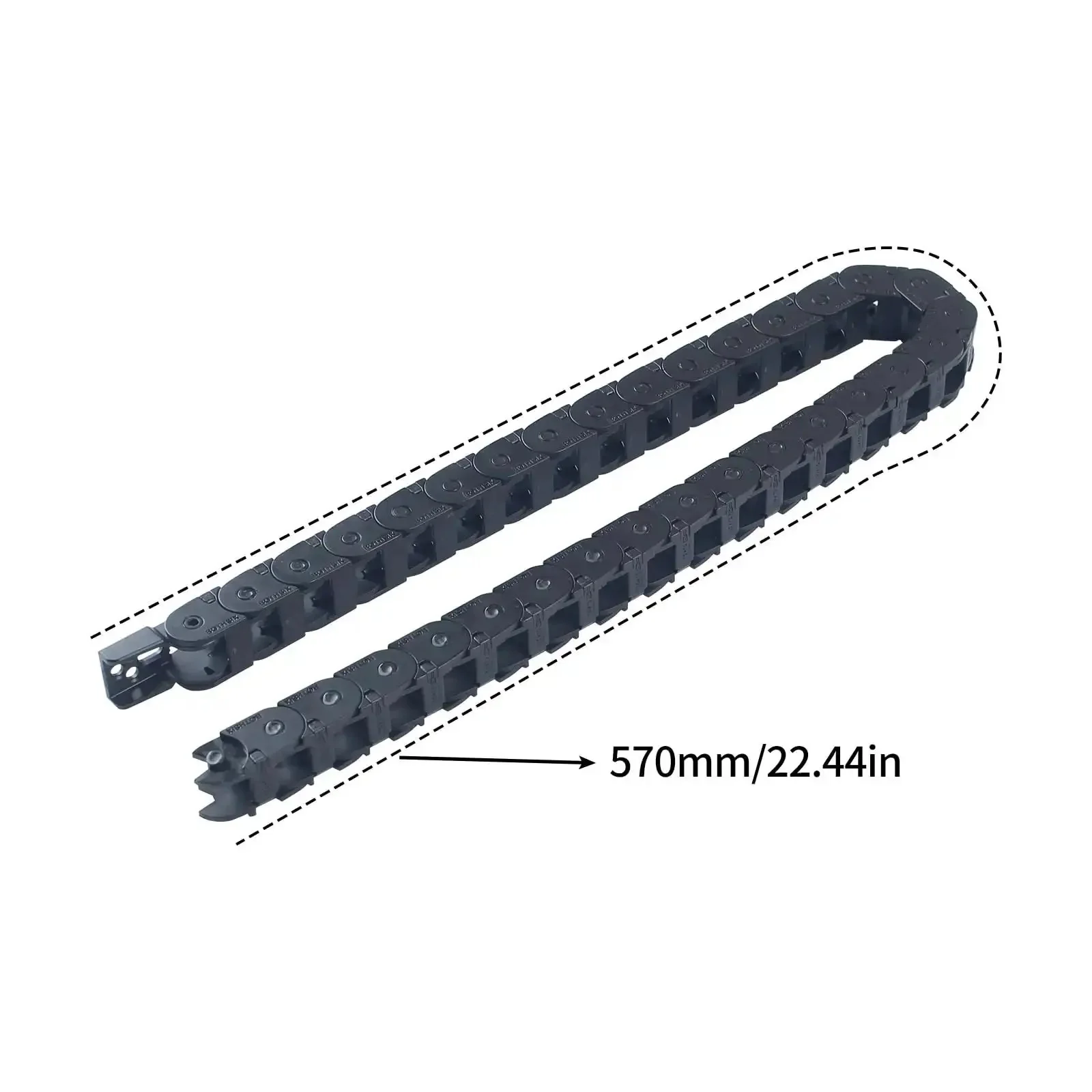 K2 Plus Cable Drag Chain Replacement Open For Hot End Extruder Direct Drop In Easy Install Must Have Backup Accessory For 3D Printers Specifically Designed For K2 Plus And Not Compatible With Other FDM Models - Image 3