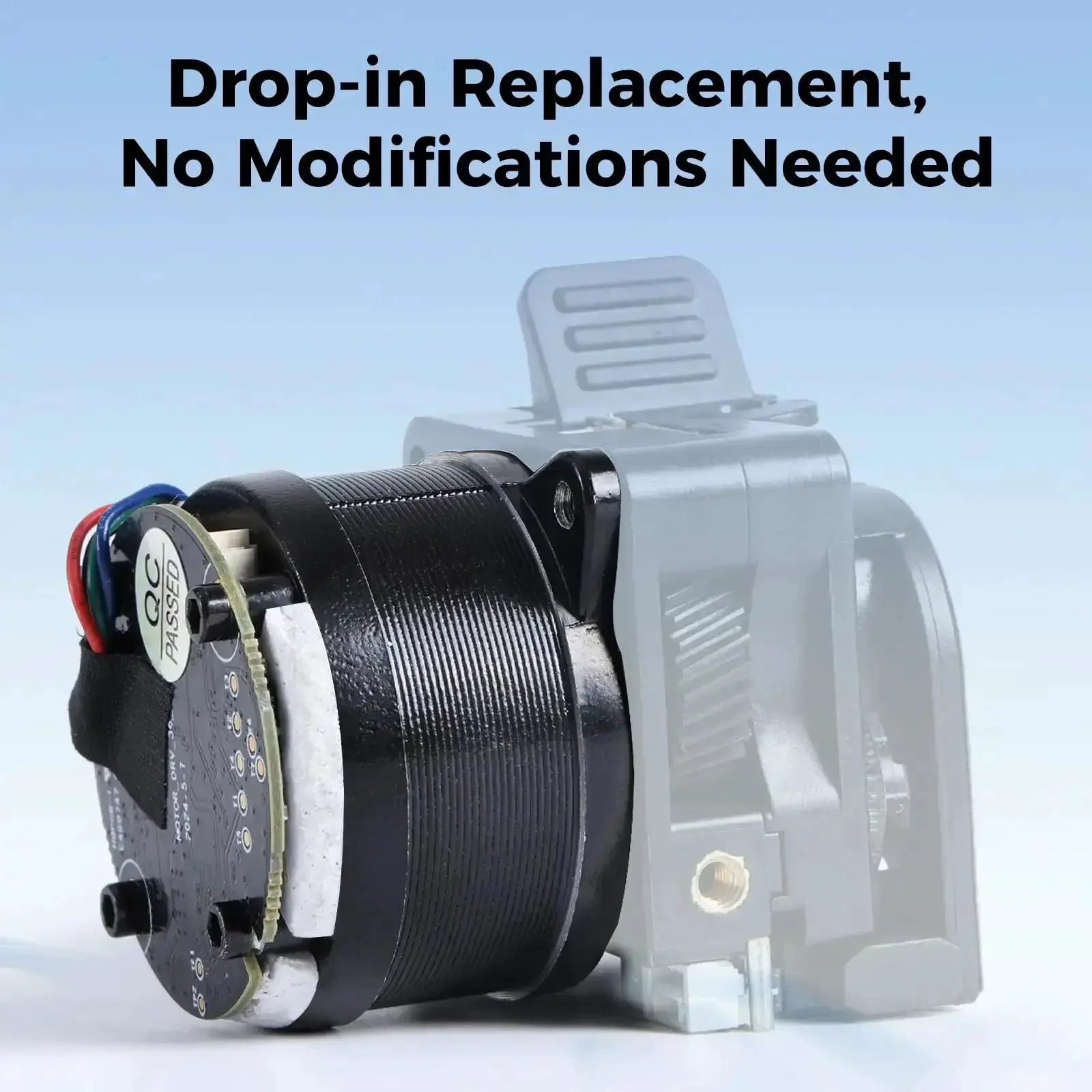 K2 Plus Extruder Motor Replacement For 3D Printer Dope Performance, Circular Stepper With 12 Teeth Round Shaft, E Axis Extrusion Part For K2 Pro And K2 Plus Combo, Low Noise And Stable Operation - Image 4