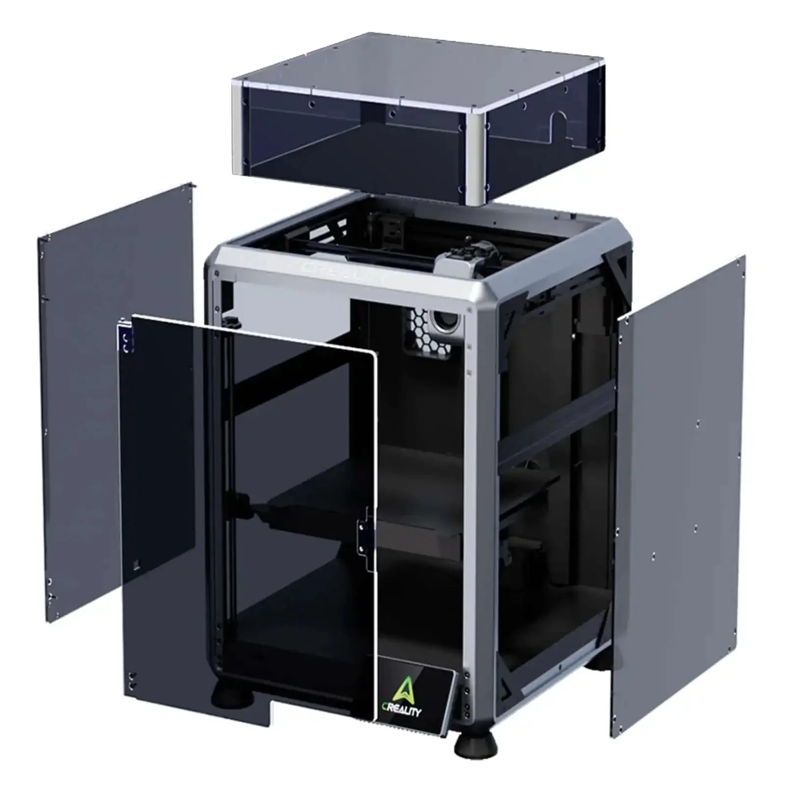 K2 SE Transparent PC Enclosure With Dustproof Tent And Noise Reduction For K2 SE And K1 SE 3D Printers Keeps Temperature Steady Prevents Warping Improves First Layer Adhesion Texture And Print Quality