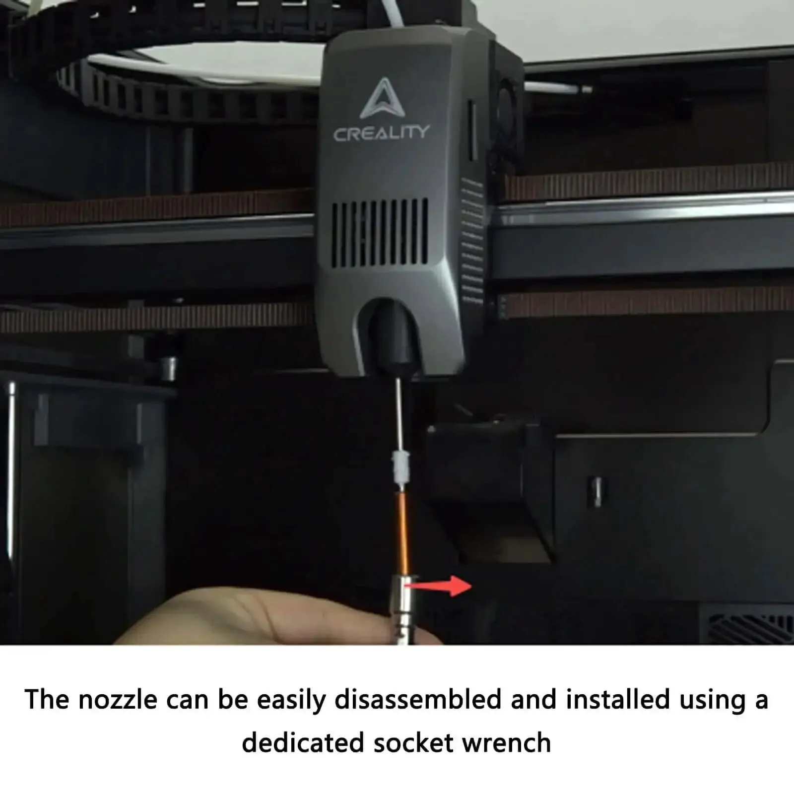 K2 Series Extruder And Nozzle Upgrade Kit For K2 Pro And K2 Plus 3D Printers With 0.4mm Quick Swap Nozzle, Wrench, Silicone Socks, And Dual Gears Extrusion Kit For Smoother, Faster Prints - Image 2