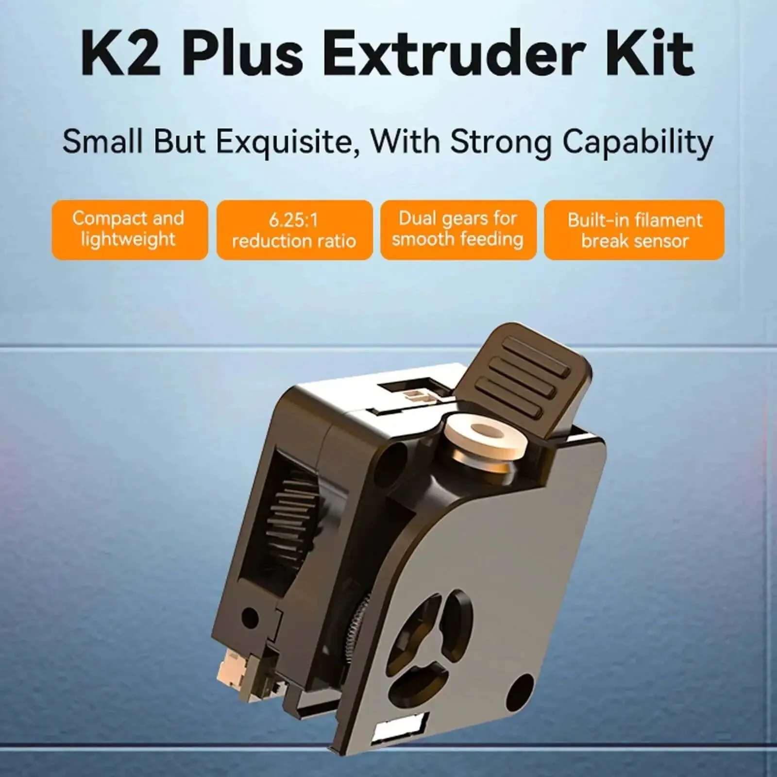 K2 Series Extruder And Nozzle Upgrade Kit For K2 Pro And K2 Plus 3D Printers With 0.4mm Quick Swap Nozzle, Wrench, Silicone Socks, And Dual Gears Extrusion Kit For Smoother, Faster Prints - Image 9