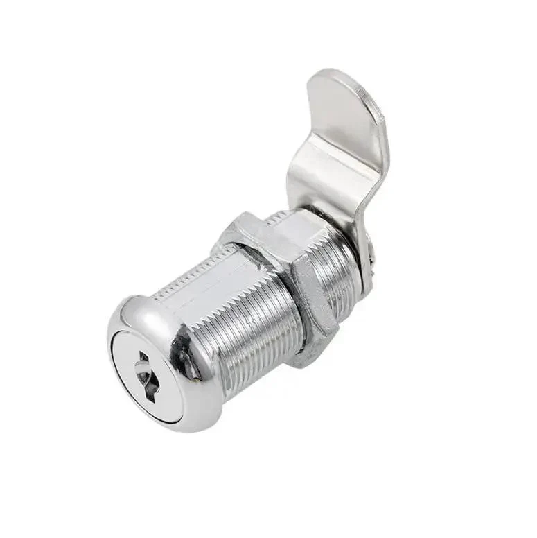 Keyed Alike Cabinet Cam Locks For Tool Boxes, RV Compartments, Mailboxes And Vending Machines, 1 1/8 Inch Cylinder, Chrome Finish, Fits 7/8 Inch Max Panel Thickness, Includes 3 Cams And 2 Keys - Image 5