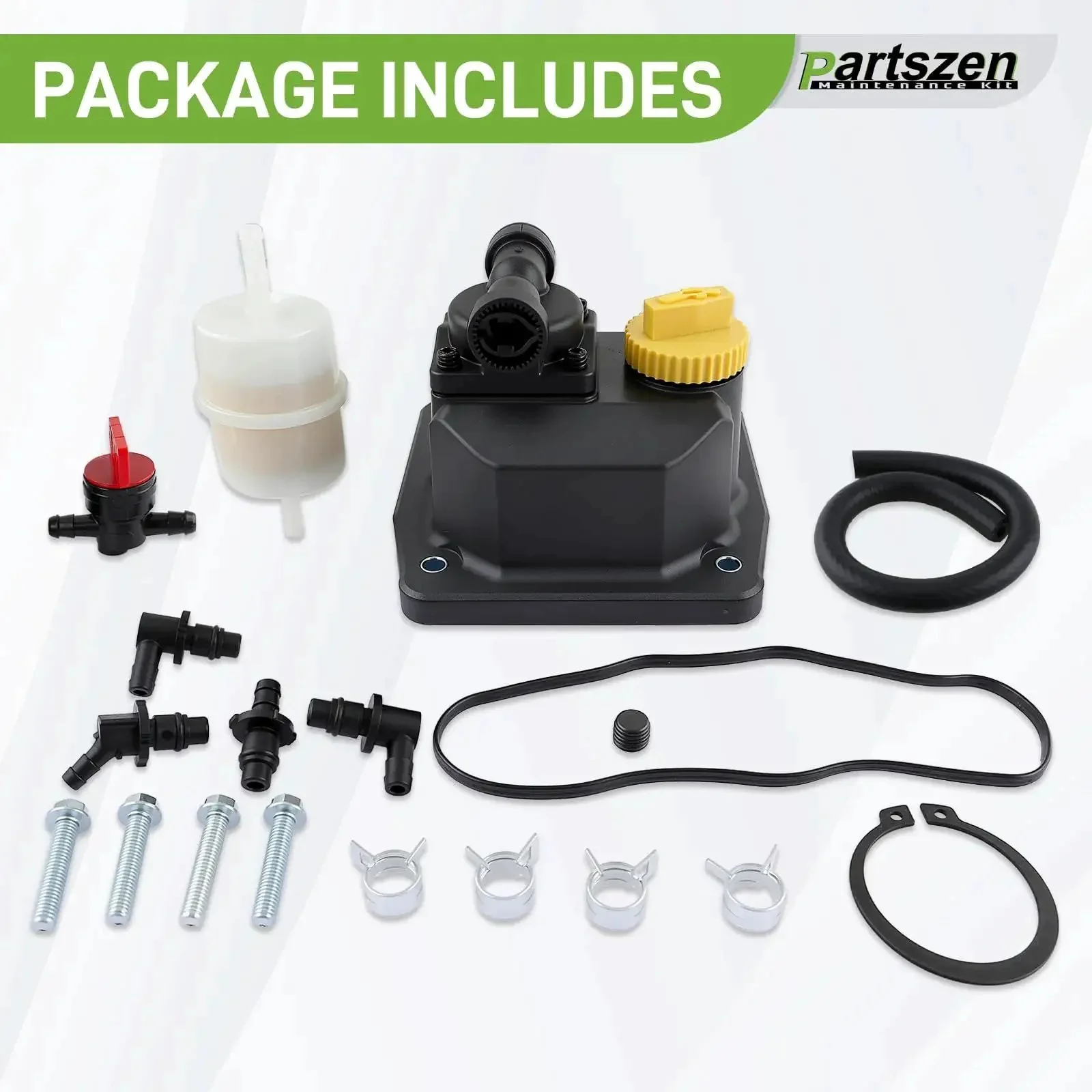 Kohler Fuel Pump Replacement Kit For Generators With CH18 CH19 CH20 CH21 CH22 CH23 CH24 CH25 Includes Fuel Filter And Generator Tank Shutoff Valve For Easy Plug And Play Install And Reliable Power - Image 3