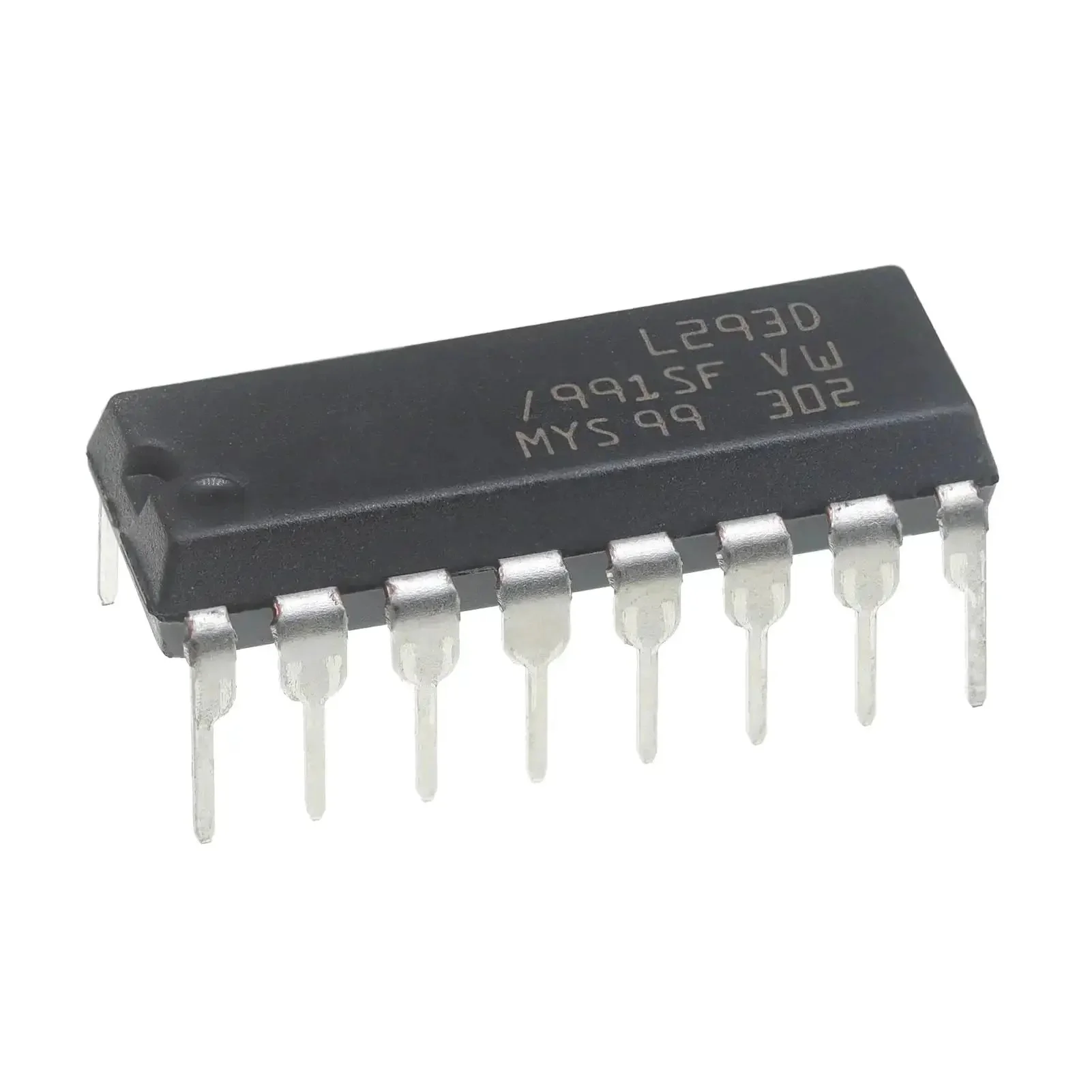 L293 L293D Four Channel Motor Driver IC For Arduino DIY Maker Projects Push Pull 4.5V To 36V DIP16 Chip High Current Driver For Stepper And DC Motors Pack Of 10
