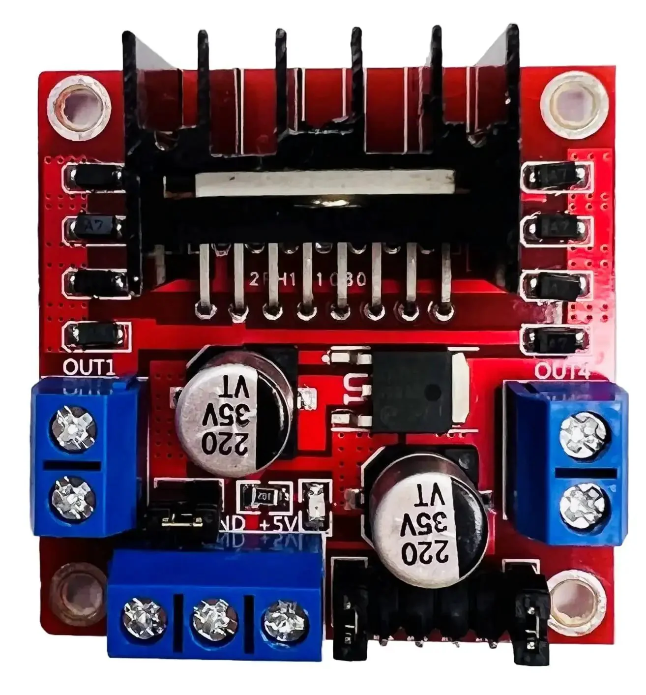 L298N Dual Channel Motor Driver Module For Arduino ESP32 ESP8266 Raspberry Pi Four Pack 5V To 35V 2A Drive Current Great For One Stepper Or Two DC Motors Or Two Linear Actuators With Tutorials For DIYers And Makers - Image 2