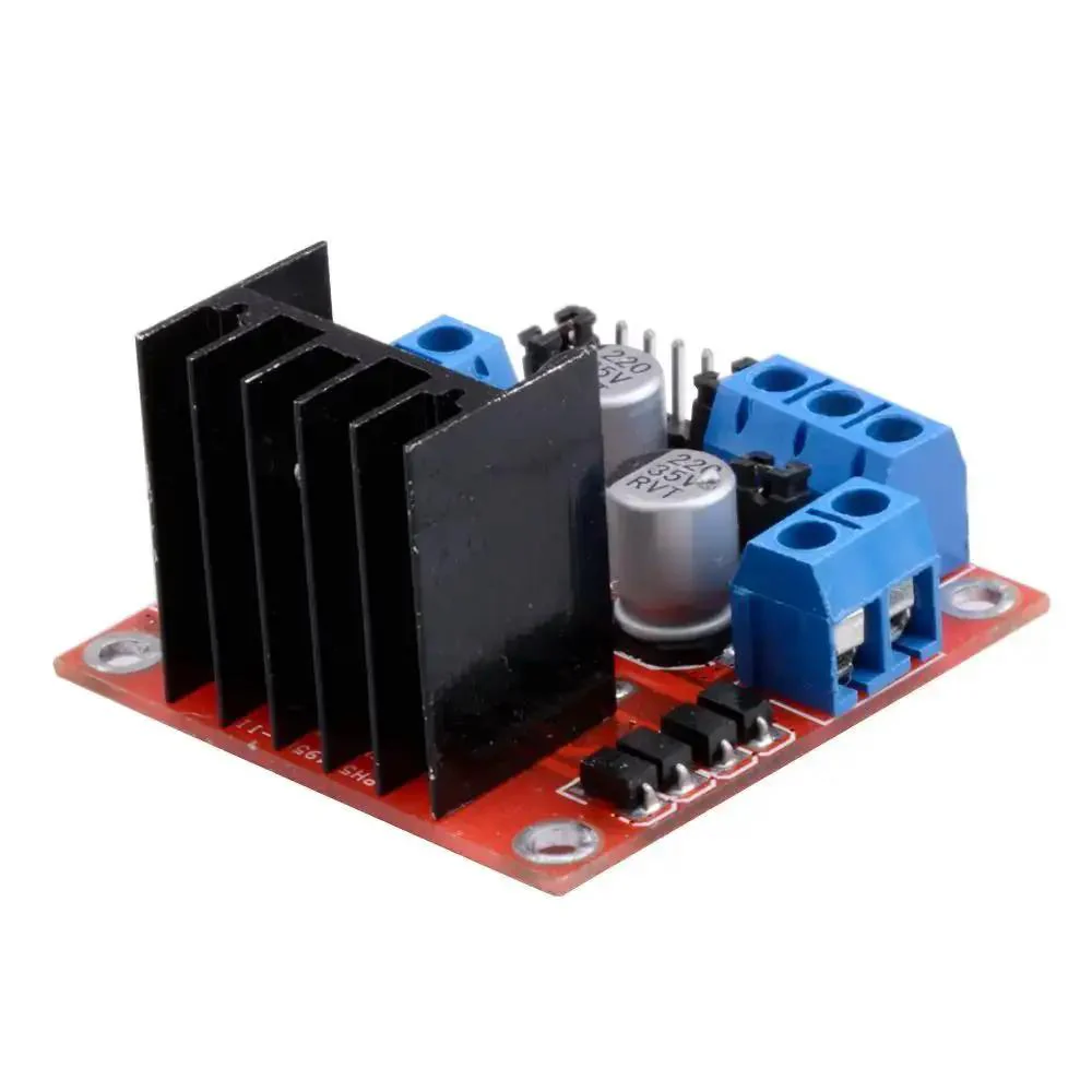L298N Motor Drive Controller Board Module Dual H Bridge For Arduino Projects Plug And Play DIY Friendly Powers Two DC Motors Or One Two Phase Stepper Motor Or One Four Phase Stepper Motor With Stable Logic Supply And Easy High Performance Control - Image 4