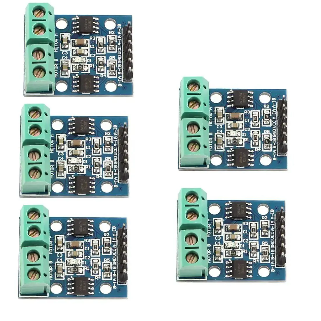 L9110S Dual Motor Driver Module For Arduino, Plug-And-Play H-Bridge DC Stepper Controller, 2.5V To 12V, Run Two DC Motors Or A 4-Wire 2-Phase Stepper, Ultra Easy Install For Robotic Projects