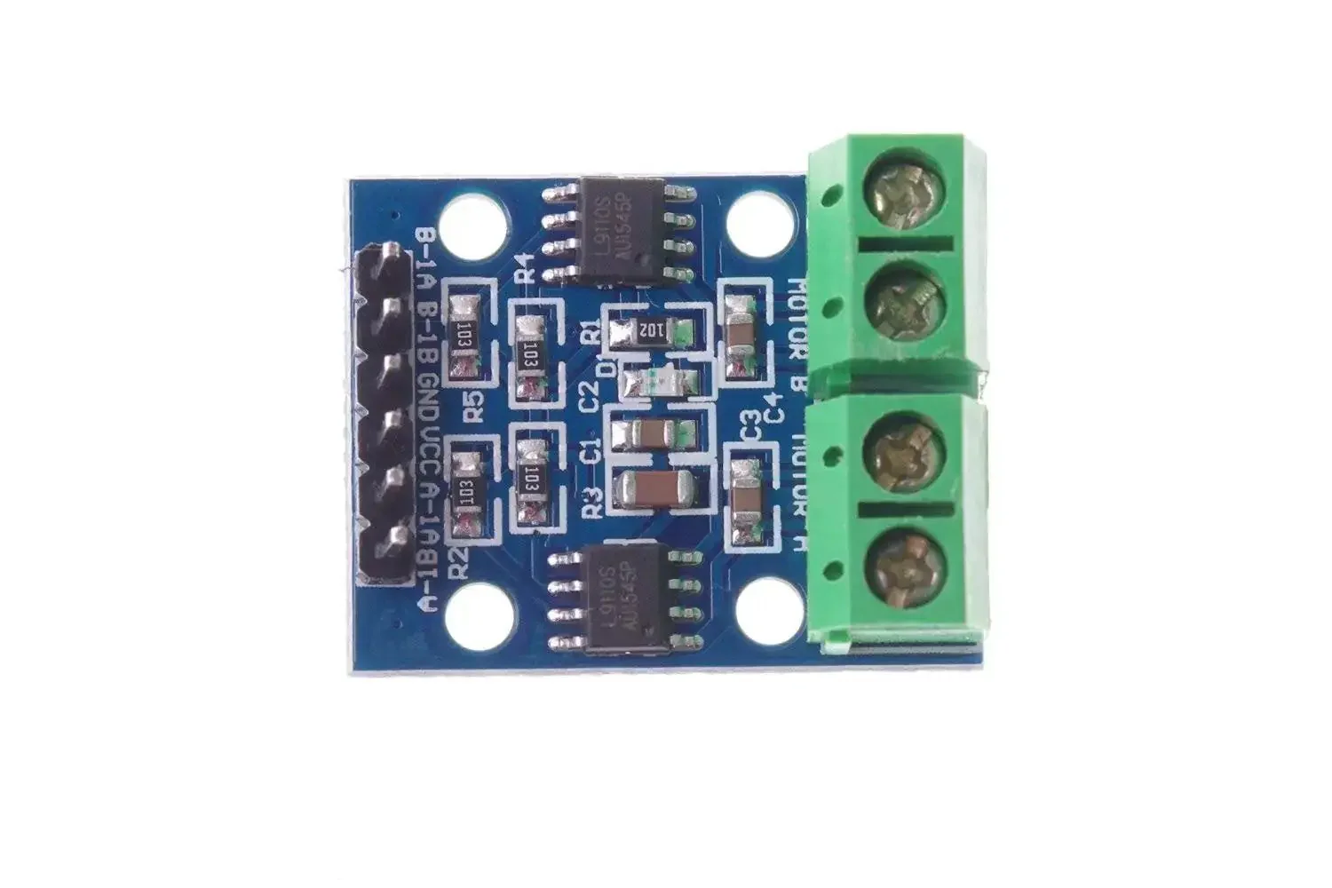 L9110S Dual Motor Driver Module For Arduino, Plug-And-Play H-Bridge DC Stepper Controller, 2.5V To 12V, Run Two DC Motors Or A 4-Wire 2-Phase Stepper, Ultra Easy Install For Robotic Projects - Image 4