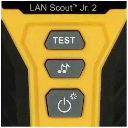 LAN Scout Jr 2 Ethernet Cable Tester For CAT5e CAT6 CAT6A RJ45 Cables With Backlit LCD Wiremap No Guesswork Fault Detection And Quick Patch Cord Testing For Pro Grade Network Runs - Image 2