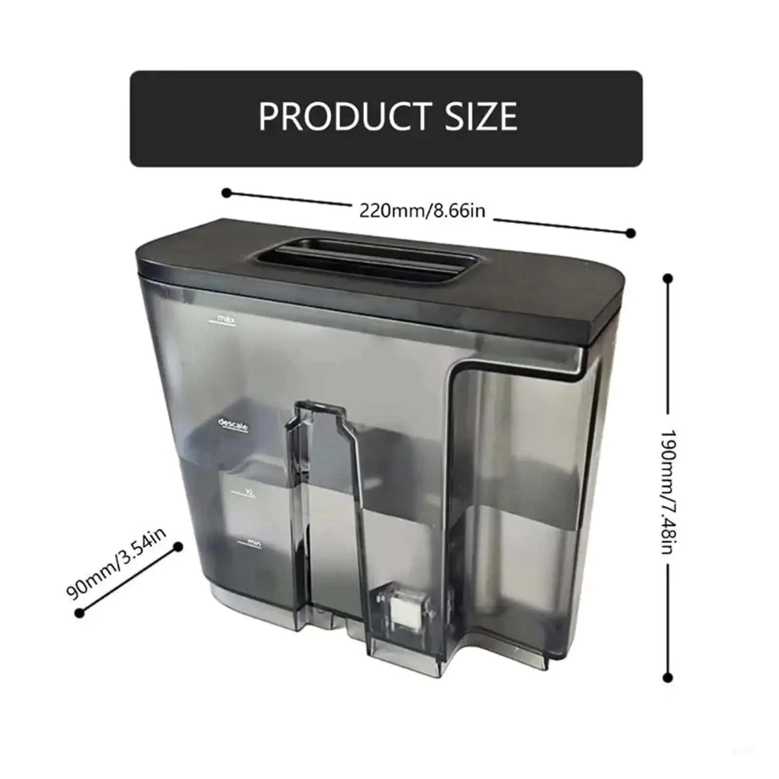 Large Capacity Water Tank With Cover Lid For Ninja And Luxe Cafe ES601 ES655 ES701 Coffee Machines Replacement Reservoir That Is Lightweight Easy To Install No Fuss Refills And Keeps Brews Fresh - Image 6