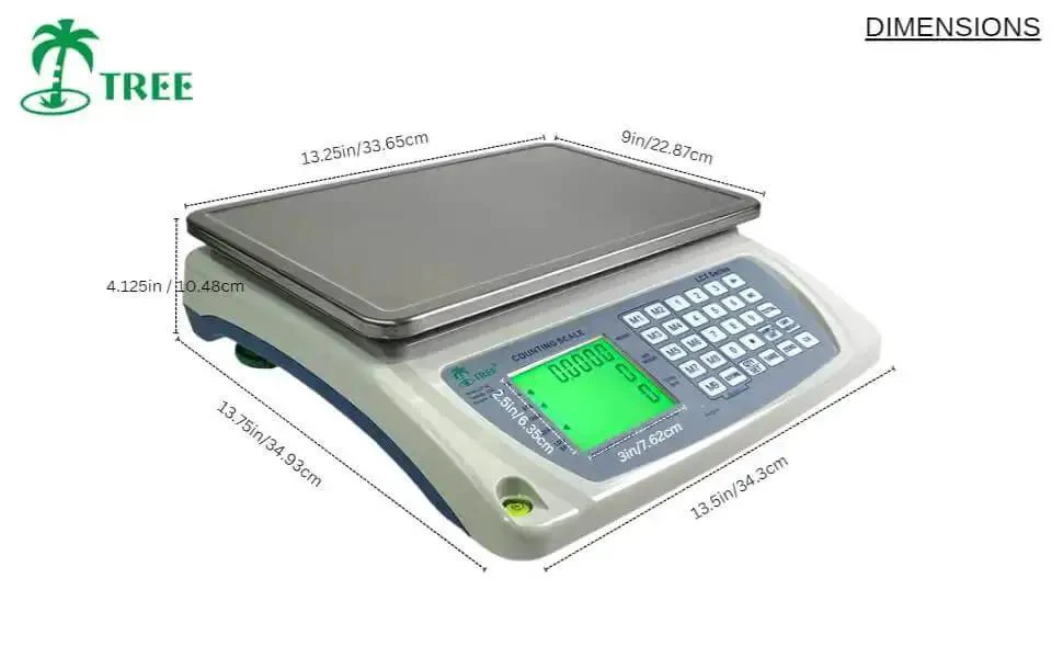 LCTx 3 Precision Counting Scale With 3 Lb Capacity And 0.00005 Lb Readout High Accuracy Digital Weighing Instrument For Warehouse Industrial And Commercial Use - Image 2