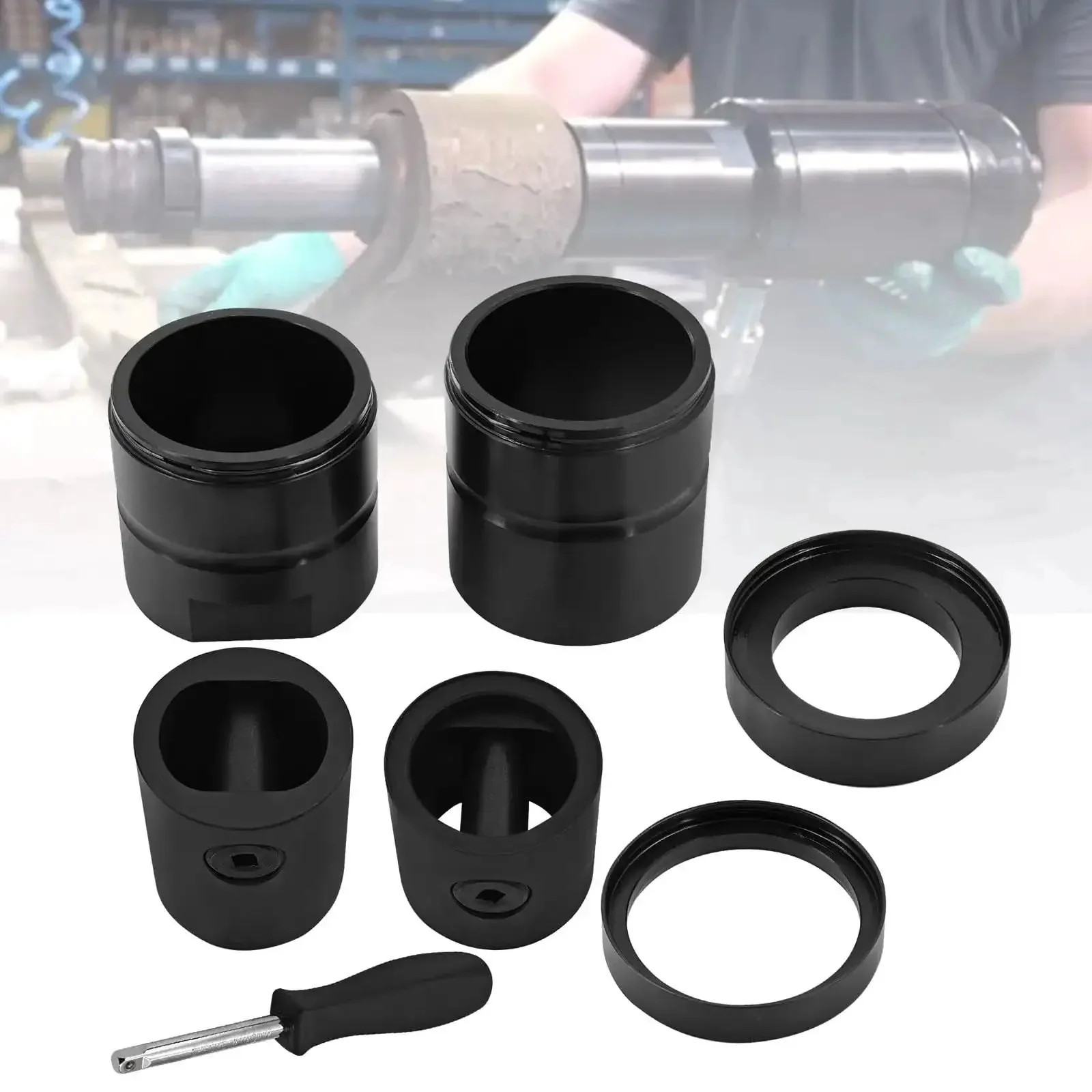 Leaf Spring Pin And Bushing Adapter Service Kit For 15000 Pin And Bushing Starter Kit Pro Grade Built For Heavy Duty Truck And Equipment Fits Automann MR656UB MR656 MR782 MR714E MR714