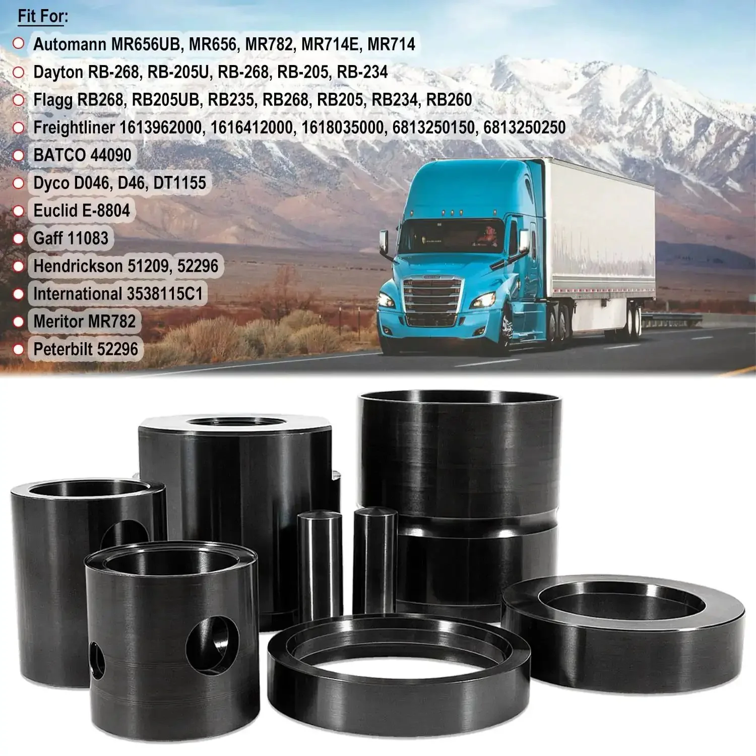 Leaf Spring Pin And Bushing Adapter Service Kit Remover And Installer Tool Set For Heavy Duty Trucks And Equipment Pro Grade Maintenance Kit For Fleet Mechanics And Auto Shops - Image 9