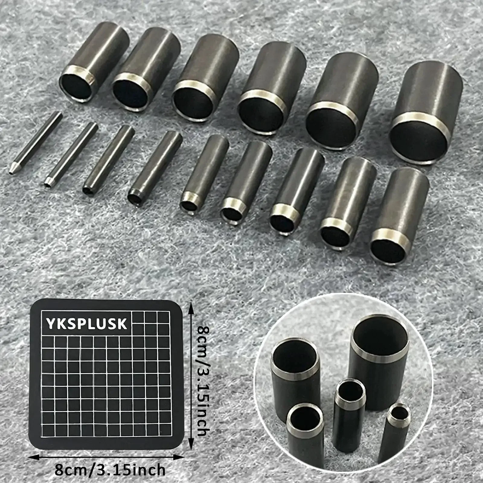 Leather Circle Cutter Set 31 Piece Circle Punch Kit With 1mm To 55mm Holes, Pro Grade High Carbon Steel Punches For DIY Leather Crafting, Durable Round Dies For Precise Cutouts And Easy Punch Work - Image 8