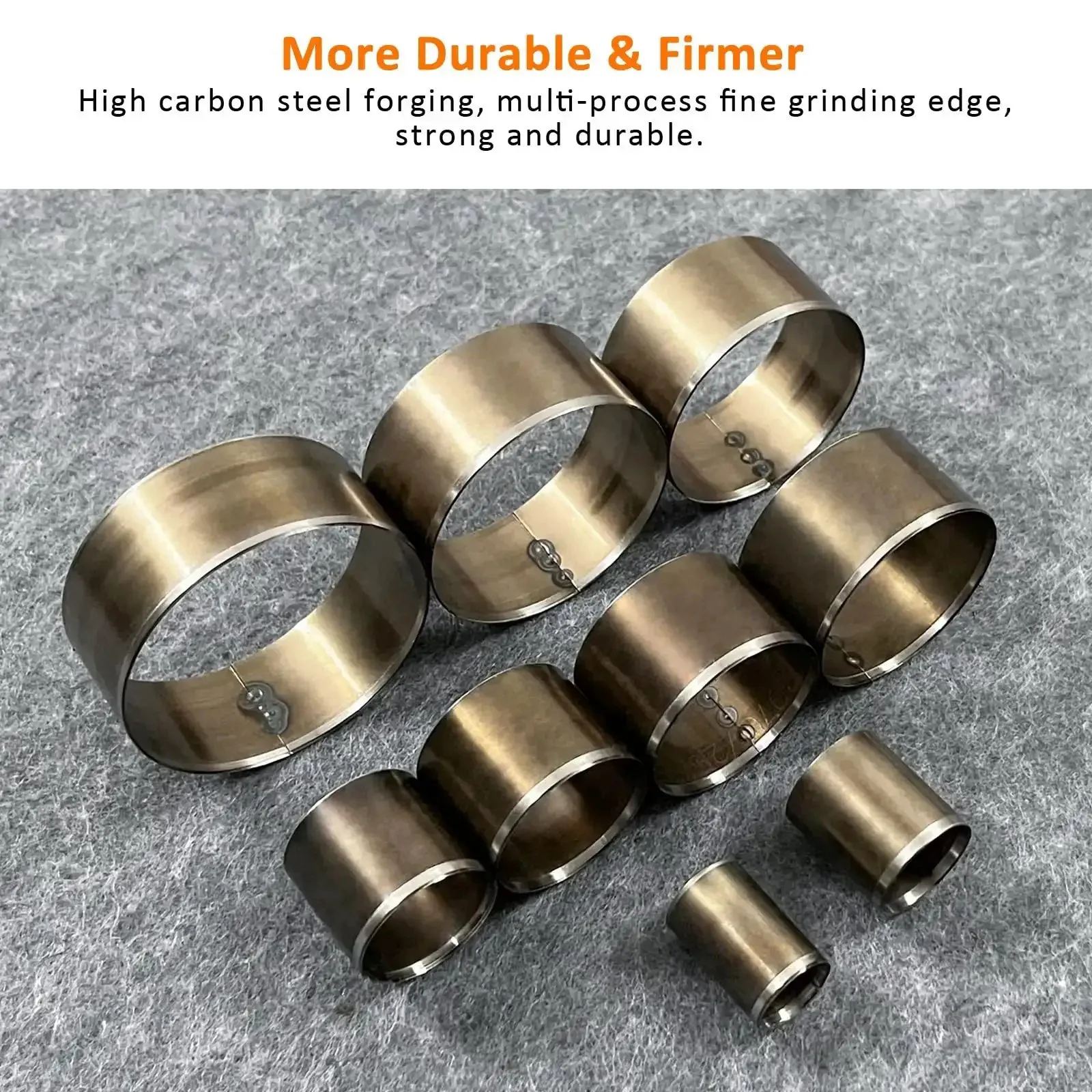 Leather Circle Cutter Set For DIY Leather Projects, 9 Piece Circle Punch Tool Kit Spanning 15 To 55mm, Pro Grade High Carbon Steel Cutting Dies, Solid Leather Hole Punch Kit For Quick Craft Creations - Image 4