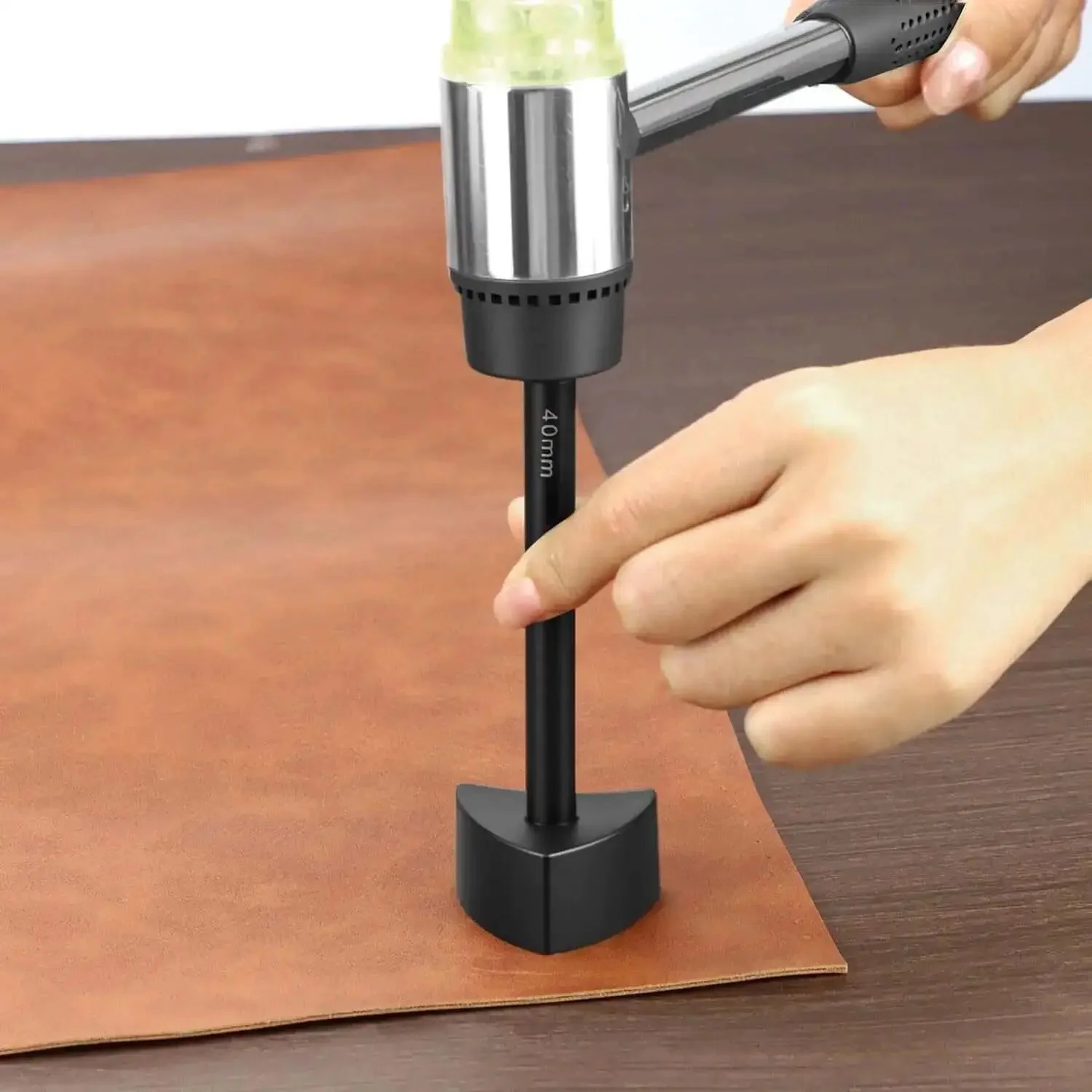Leather Corner Punch Set With V Shaped Punches In 0.98 In, 1.18 In And 1.57 In For Belts And Wallets, Durable Alloy Leatherworking Tool For DIYers And Strap Edges - Image 7