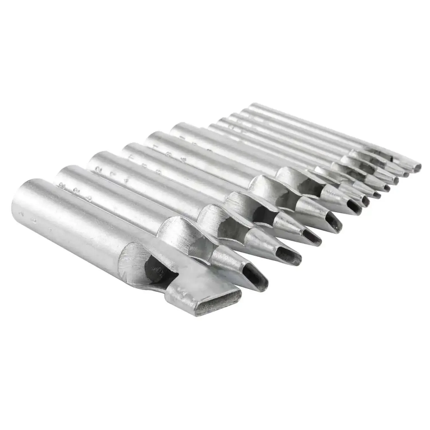 Leather Craft Oval Hole Punch Set For Belt And Watch Band Making Hardened Carbon Steel Oblong Punches 2x6mm 2x7mm 2x8mm 12 Piece Punch Kit For Leather Rubber And Canvas - Image 9