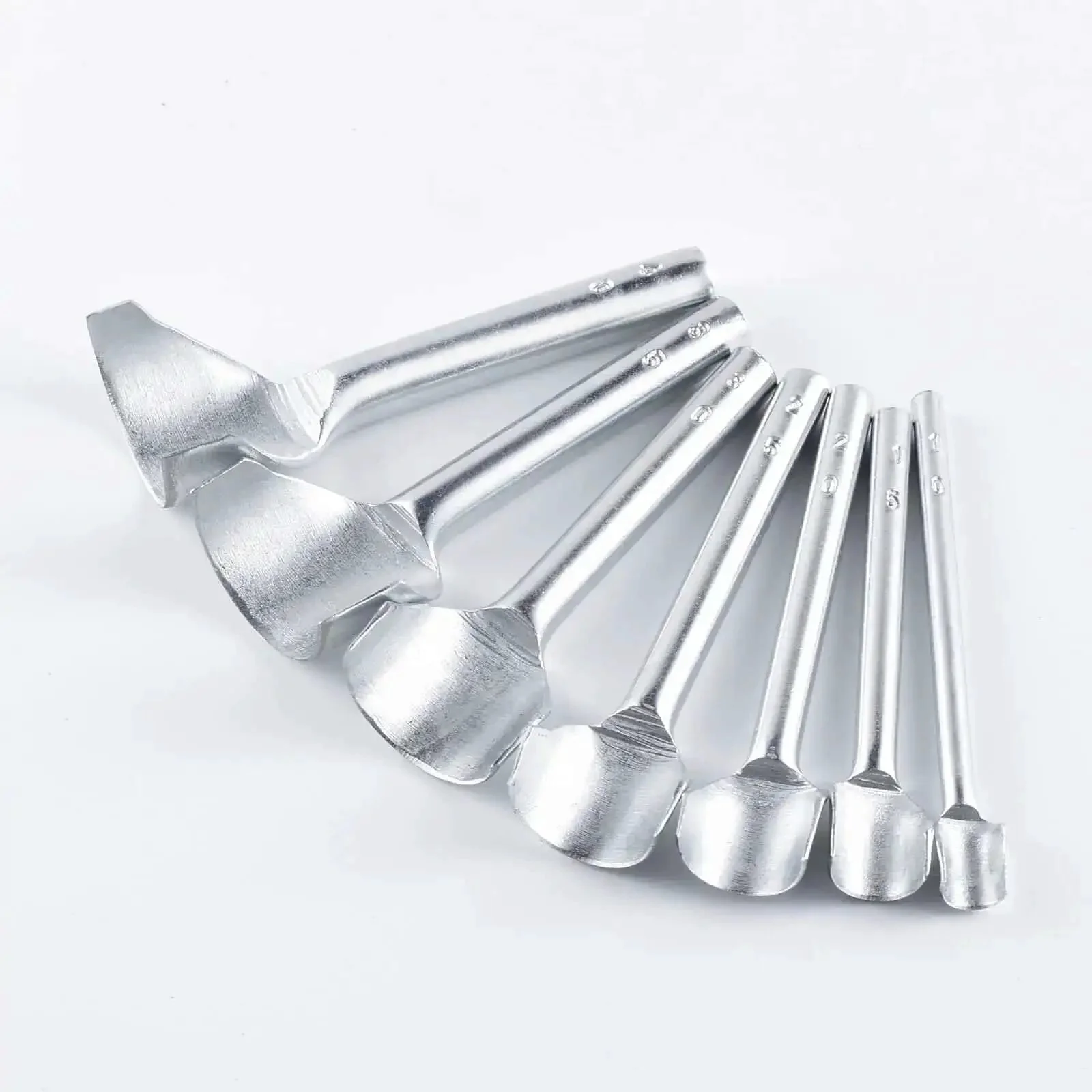 Leather Craft Tools Arc Shaped Half Round Punch Set With Edge Cutters For Belt Wallet And Bag Makin 10mm To 40mm Sizes Durable Precise Holes And Clean Edges For DIY Projects