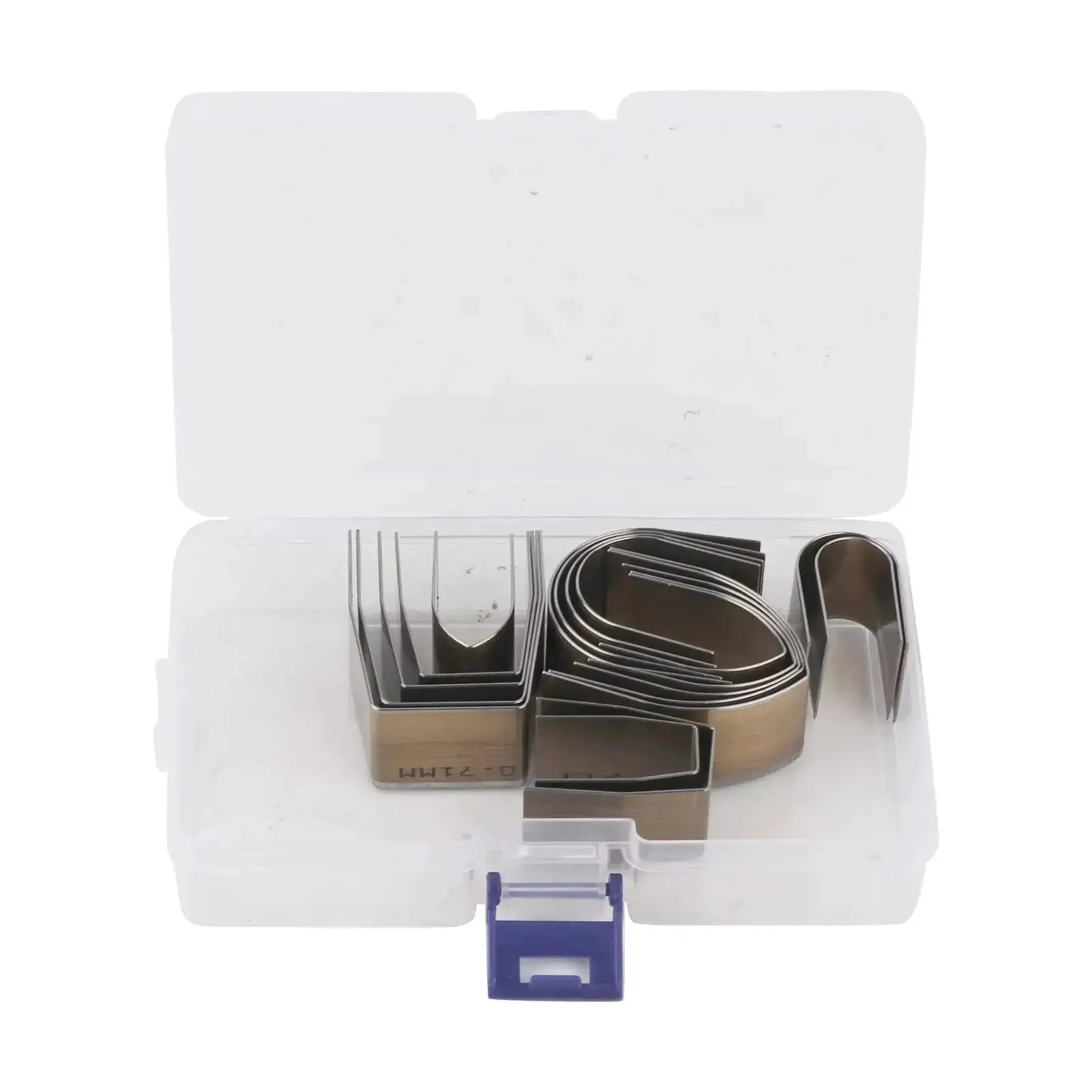 Leather Hole Punch Set With Half Round End Punches, 3 Shapes, 18 Pieces, DIY Embossing Cutting Grinding Tools, Handy Storage Case, Go To Portable Leatherworking Kit For Crafting And Hobby Projects