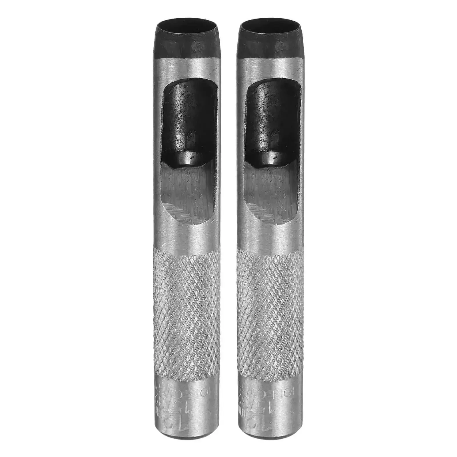 Leather Round Hole Punch 12mm 2 Pack Carbon Steel Hollow Punch Cutter For Belts And DIY Leather Craft Projects Durable Belt Hole Punch Tool For Quick Clean Holes