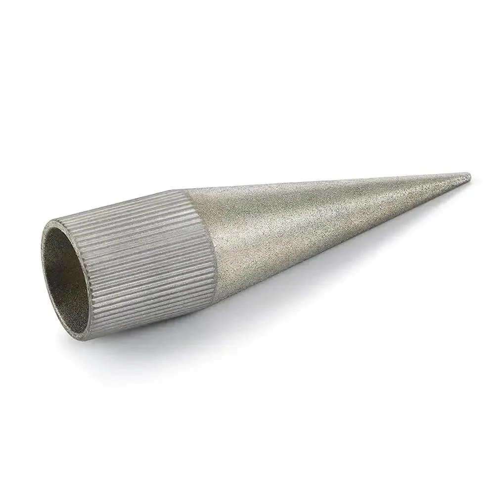 Leather Round Hole Punch and Edge Sharpener Tool 3-16mm Emery Coated Polisher Grinder for DIY Leatherwork, Fast Precise Holes, Durable Punch, Silver Gray
