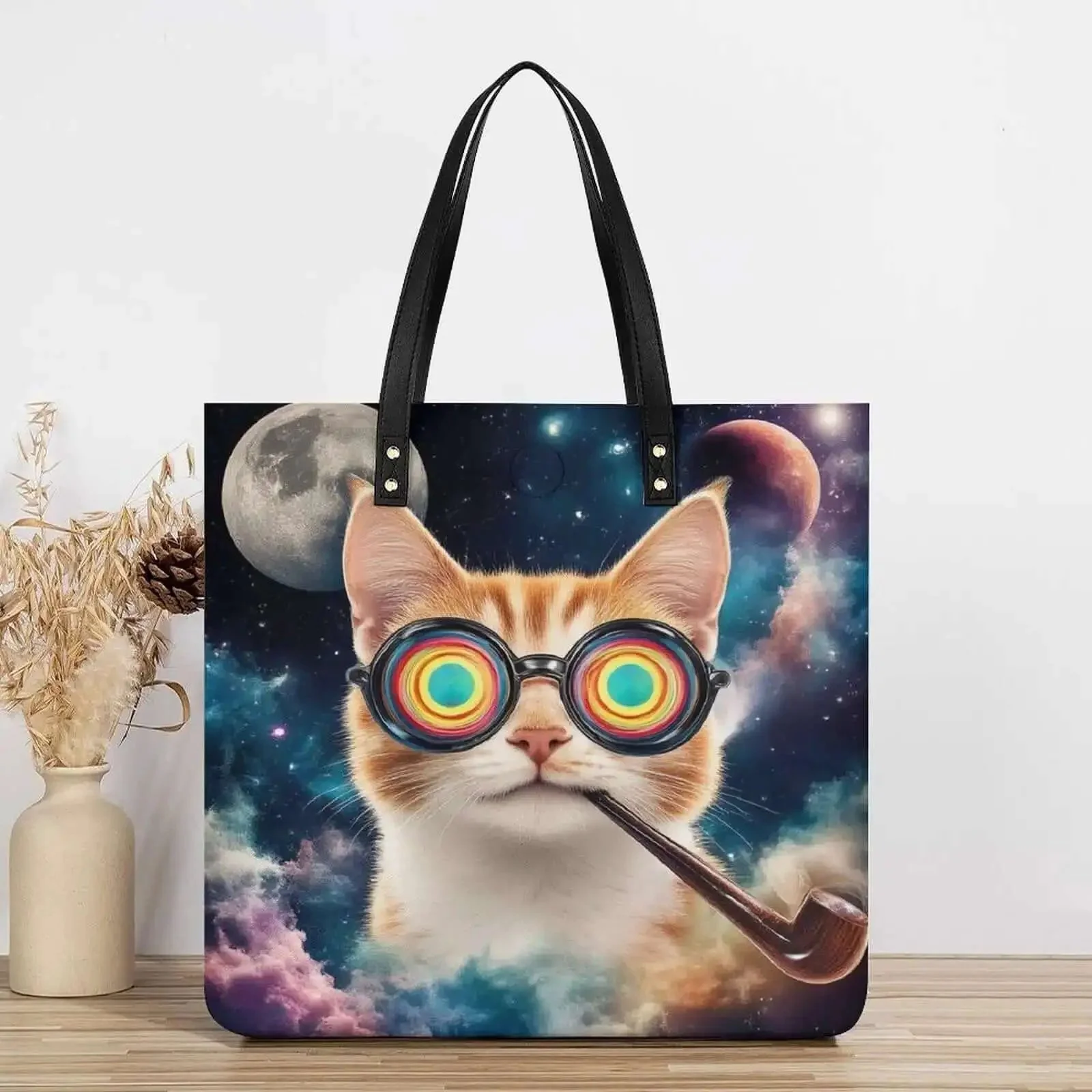 Leather Tote Bag For Women With Magnetic Buckle Large Capacity Work Travel Shoulder Bag Durable Scratch Resistant Carryall For Laptop And Essentials Easy To Clean Everyday Bag For Shopping Or Commute - Image 7