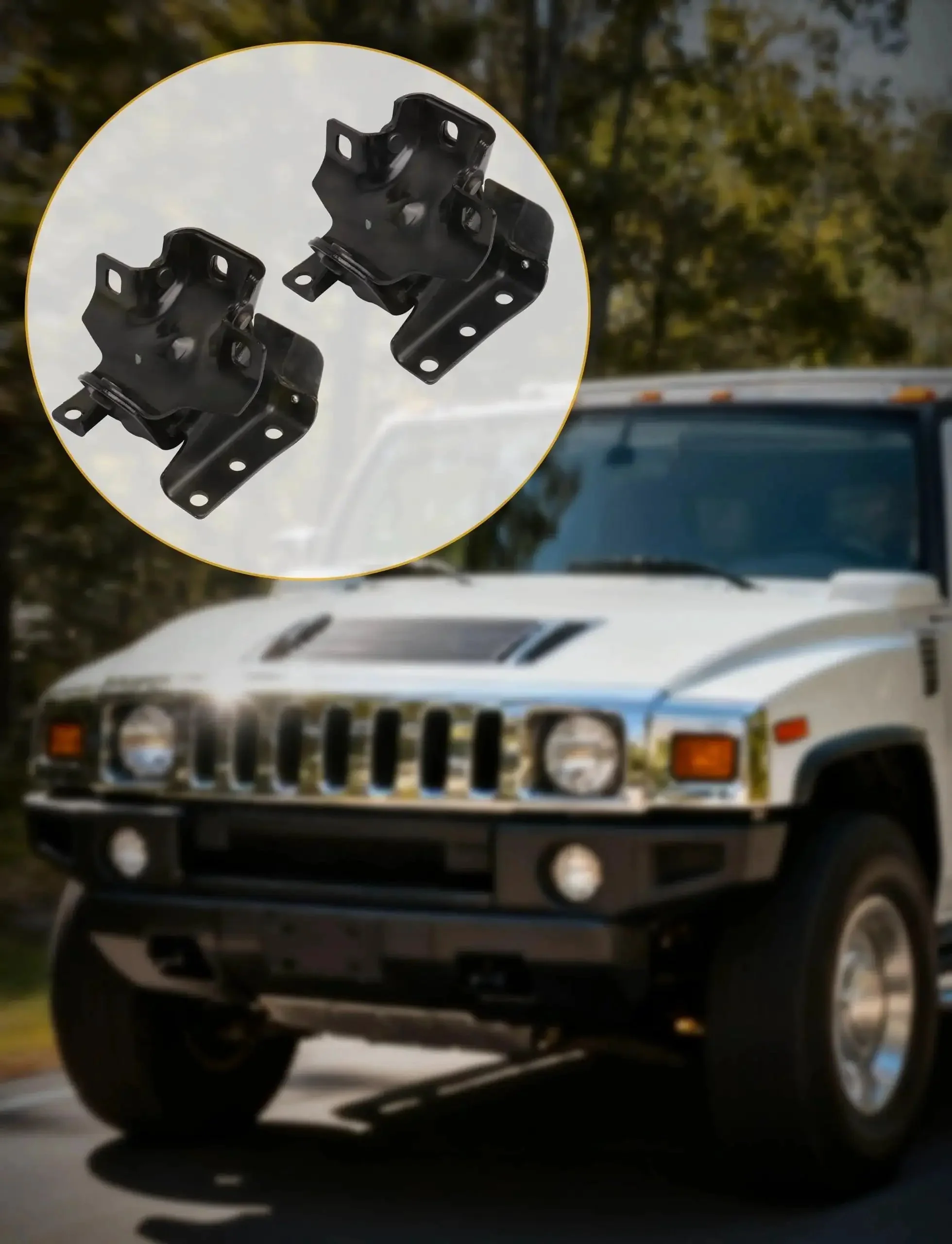 Left And Right Engine Motor Mounts Heavy Duty Direct Replacement For 1999 To 2006 Chevy Silverado Tahoe Sierra 1500 V8 4.8L 5.3L 6.0L OE Style A2909 A2909 - Image 2