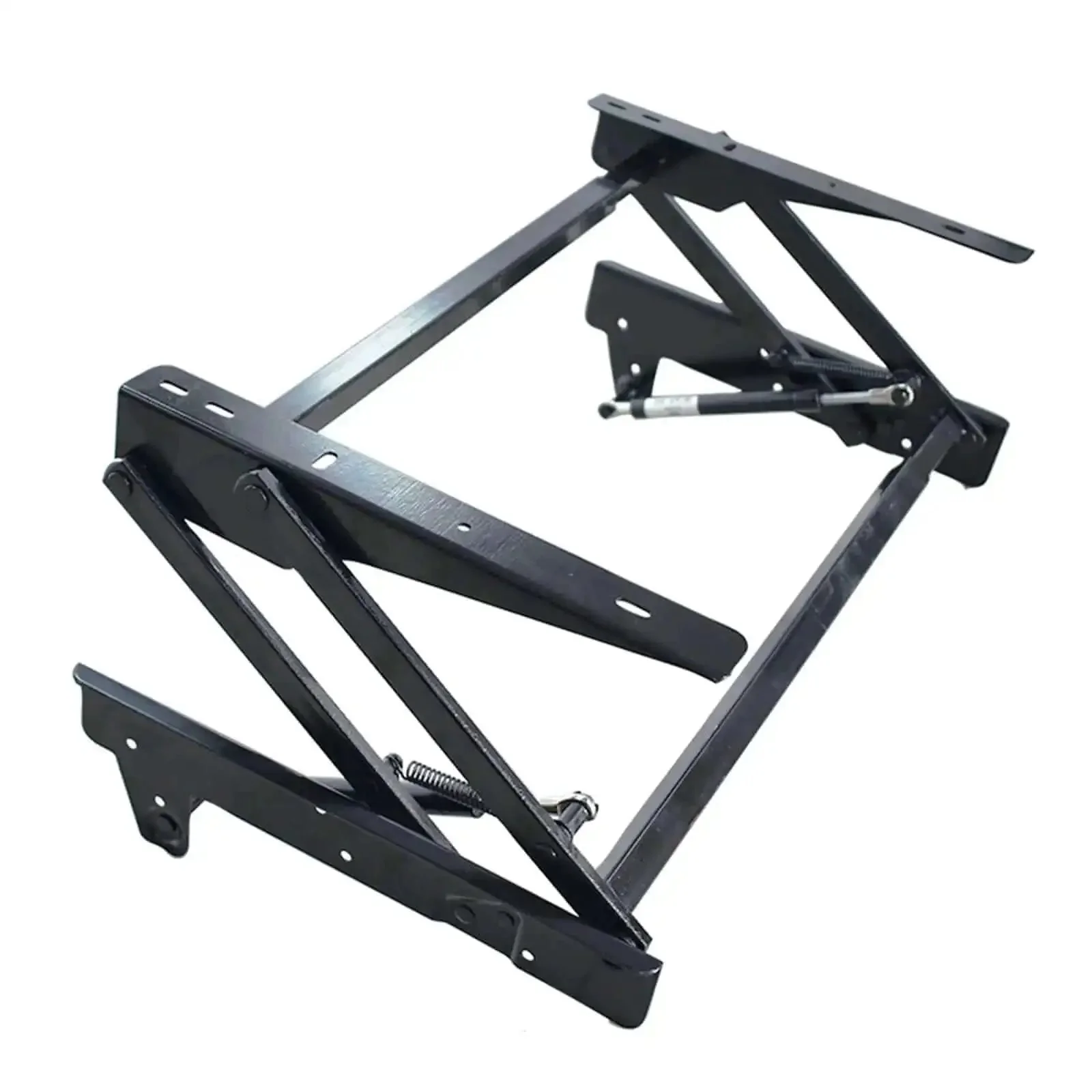 Lift Top Coffee Table Mechanism With Hinge Spring And Pneumatic Assist, Width Adjustable From 18.3 To 32 Inches, DIY Hardware Fitting For Lift Up Tables, Smooth Raise And Lower, No Fuss Install - Image 7