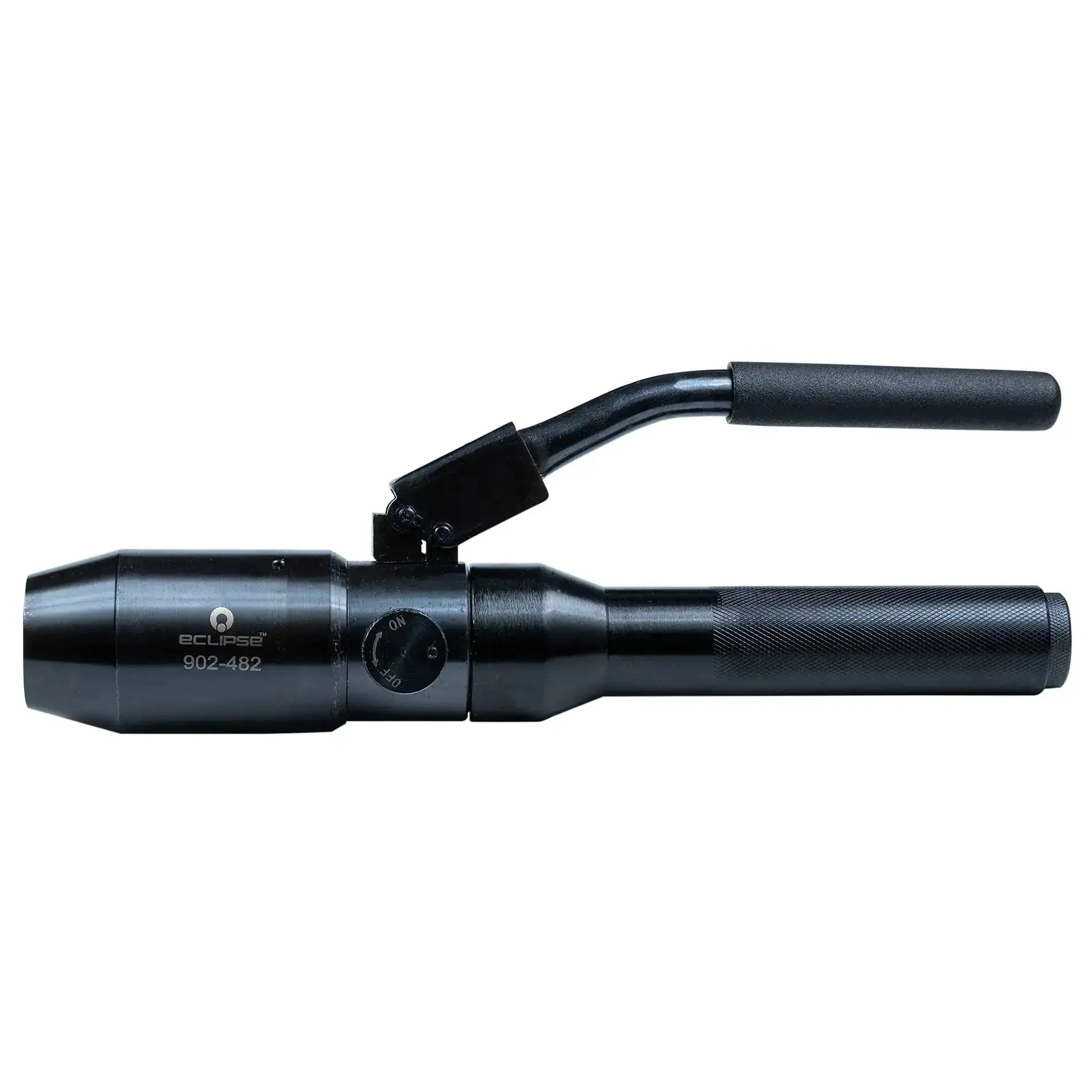 Lightweight Tuff Hydraulic Knockout Punch With Swivel Head And Type C Punch Die Set For Fast One Person Knockouts, Includes 1/2, 3/4, 1, 1-1/4, 1-1/2, 2 Inch Round Punches, Draw Studs, Spacer And Blow Mold Case