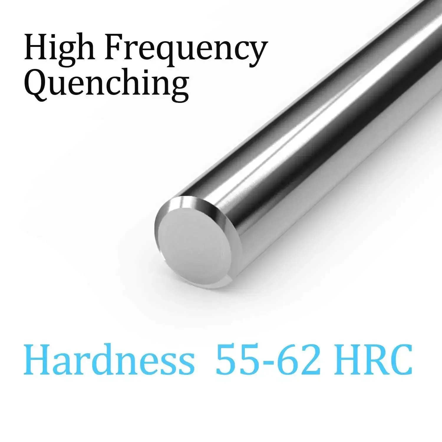 Linear Motion Guide Rails Set, 2 Pack 6mm By 200mm Chrome Case Hardened Rails For 3D Printers And CNC Machines, DIY Makers With h8 Tolerance, Gear Heads, 55 To 60 HRC Carbon Steel, Silver - Image 4