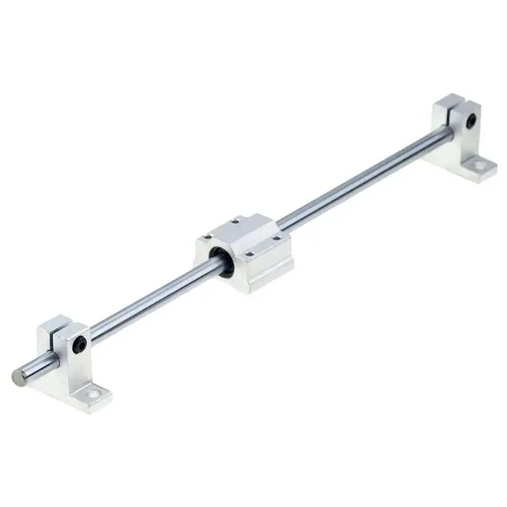 Linear Motion Rods 2 Pack 8mm x 400mm Case Hardened Chrome Plated Guide Rods For 3D Printer CNC And DIY Projects With Ultra Smooth Surface Finish And Metric H8 Tolerance - Image 3