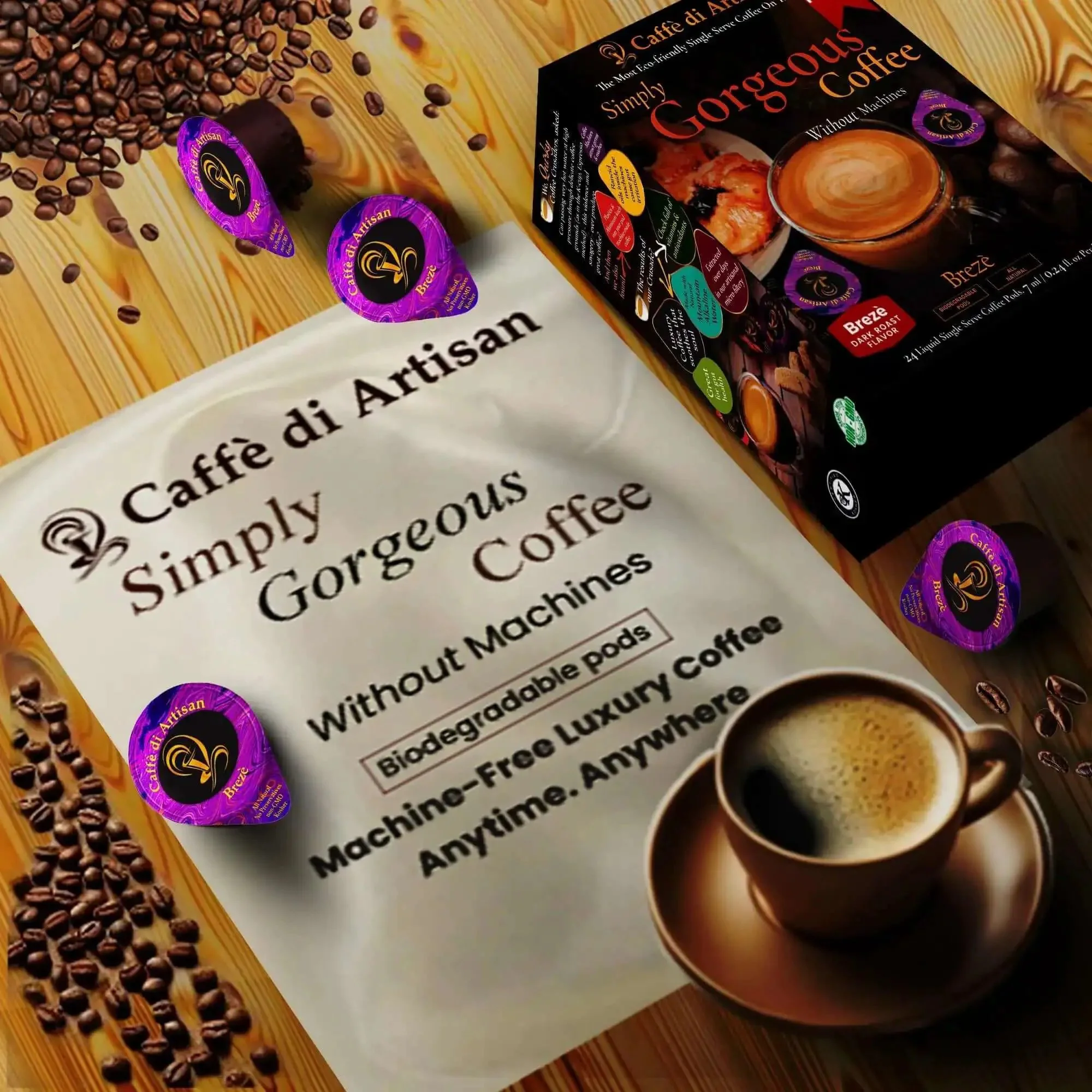 Liquid Coffee Pods For Cold Brew Iced Coffee Or Hot Coffee No Machine Required Eco Friendly Single Serve Coffee Pods With Rich Arabica Dark Roast And Frother Ready In Seconds 24 Count - Image 2