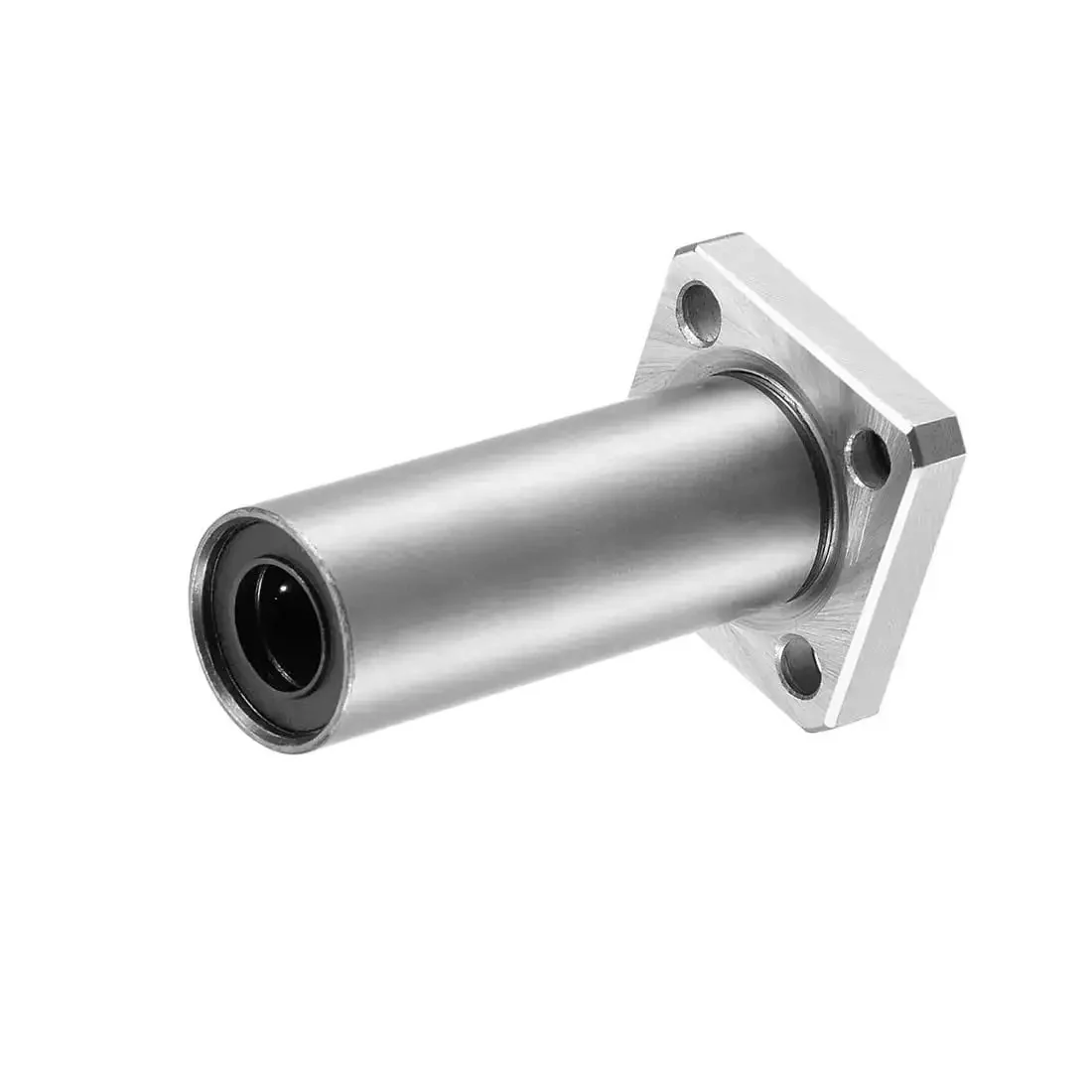 LMK12LUU 12mm Linear Ball Bearing With Square Flange Pack Of 2 Aluminum Housing 57mm Length 21mm Outer Diameter Low Friction High Rigidity Long Life For Smooth Motion In Precision CNC And Automated Assemblies - Image 2