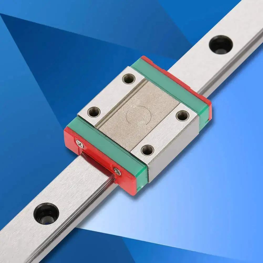 12mm Wide Miniature Linear Rail Guide With 4-Point Contact Slide Block Long-Lasting Lubrication System 450mm Precision Motion Rail For CNC Robotics Automation And Fine Positioning - Image 9