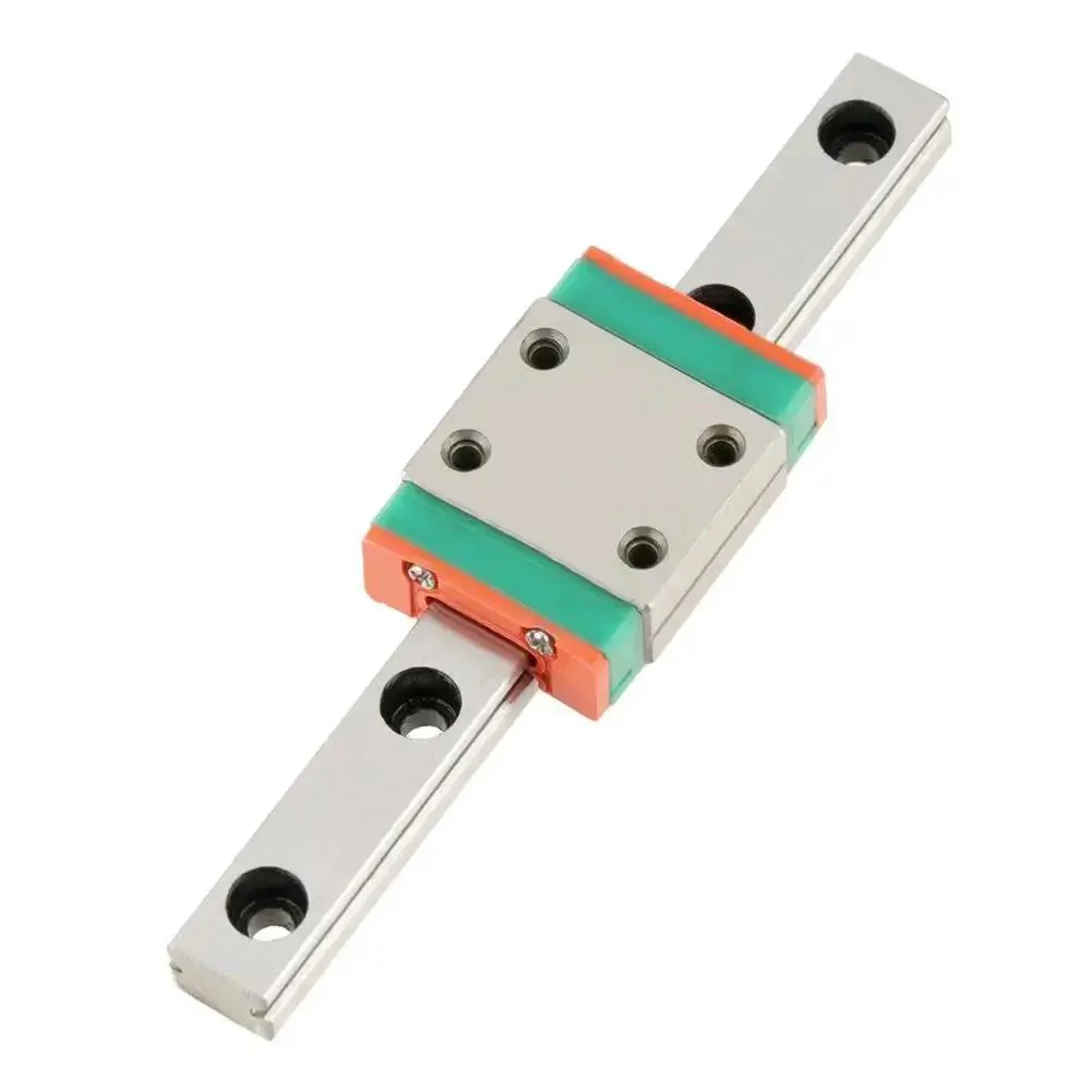 LML7B Miniature Linear Rail Guide 7mm Width With Slide Block For 3D Printer And CNC Machine 70mm Travel High Load Capacity Self Aligning Ball Retainer 4 Point Contact For Precision Movement