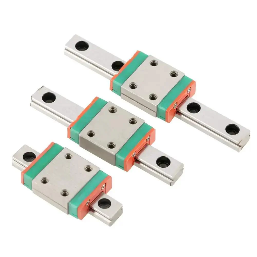 LML7B Miniature Linear Rail Guide 7mm Width With Slide Block For 3D Printer And CNC Machine 70mm Travel High Load Capacity Self Aligning Ball Retainer 4 Point Contact For Precision Movement - Image 4