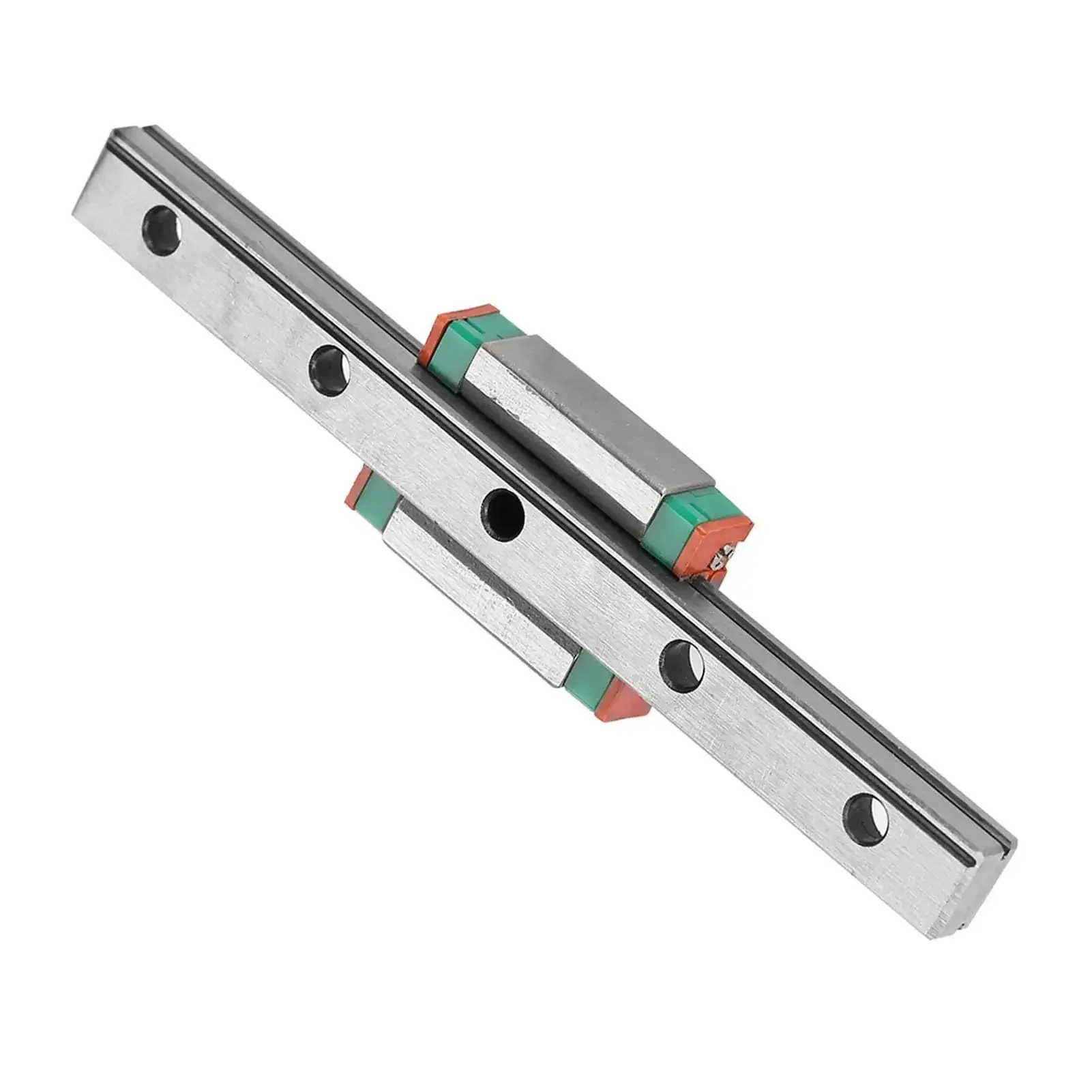 LML9B 100mm Miniature Linear Motion Rail Kit For CNC Machines And 3D Printers, Space Saving Lightweight Linear Guide Rail With Block, Dope Smooth Sliding, 4 Point Connection For All Direction Loads, Ideal For Small Equipment - Image 2