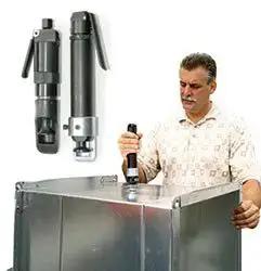 Lock Air Hammer Anvil Model 1800 For HVAC Duct And Sheet Metal, One-Hand Operation, Ultra Lightweight Four Pound Tool, Efficient Up To 20 Feet Per Minute On 18-20 Gauge Metal, Built Tough From Tool Grade Steel - Image 2