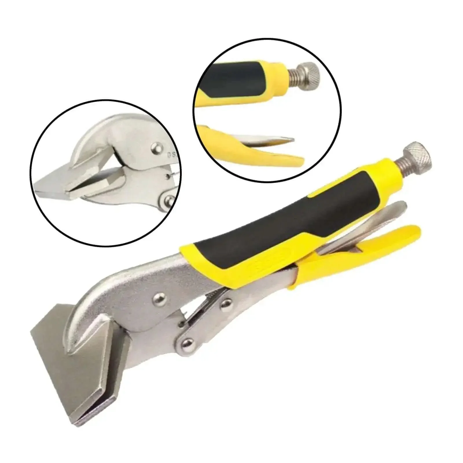Locking Sheet Metal Duckbill Pliers With 9.72 Inch Reach, High Carbon Steel, Adjustable Opening Metal Bender Tool For Welding And Shaping, Beefy Locking Jaw And Heavy Duty Grip For Precise Fabrication - Image 4