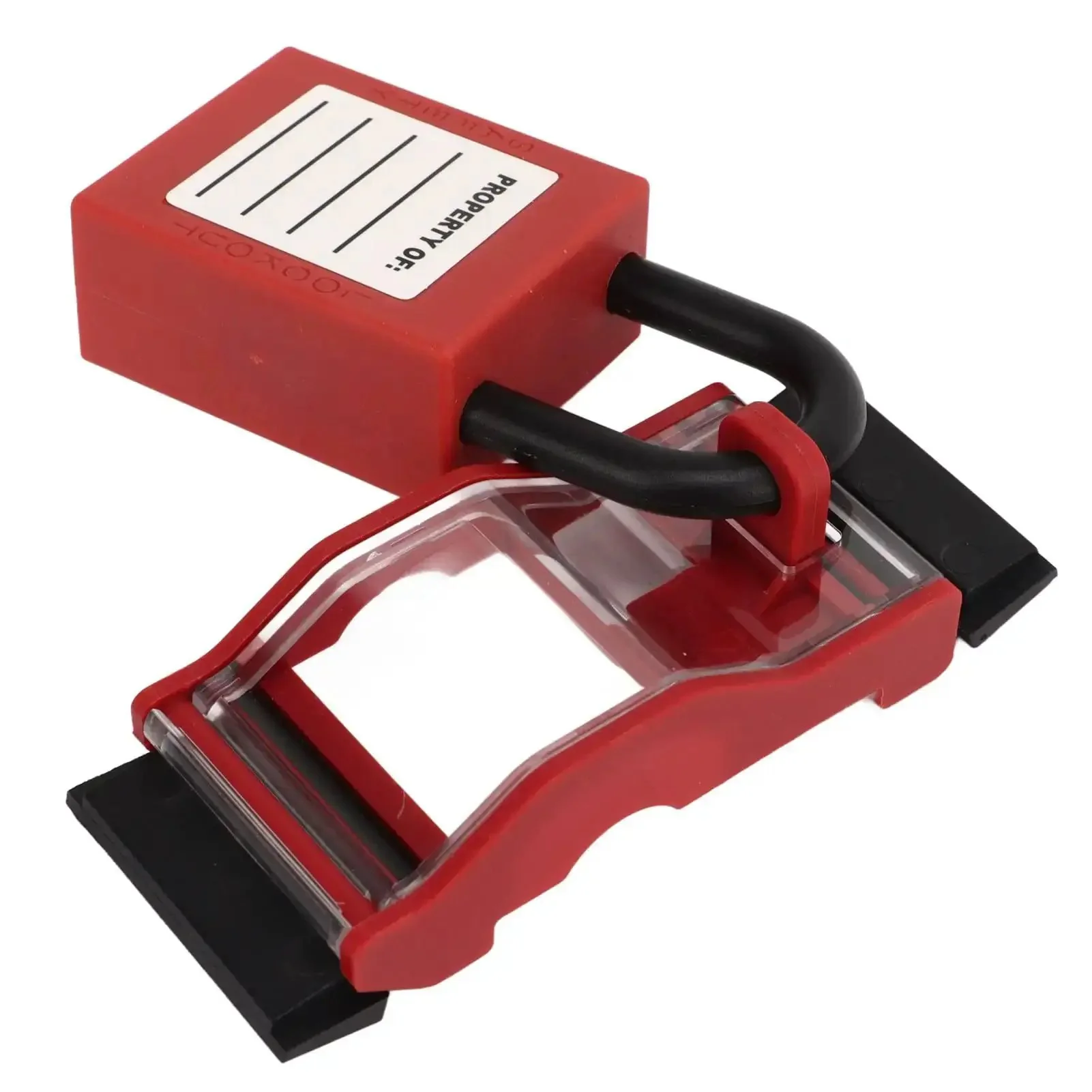 Lockout Kit For 2P Miniature Circuit Breakers With Transparent Protection Cover And Safety Padlock Including 2 Keys Quick Attach Durable Lockout Device For Troubleshooting Maintenance And Safe Power Shutdown