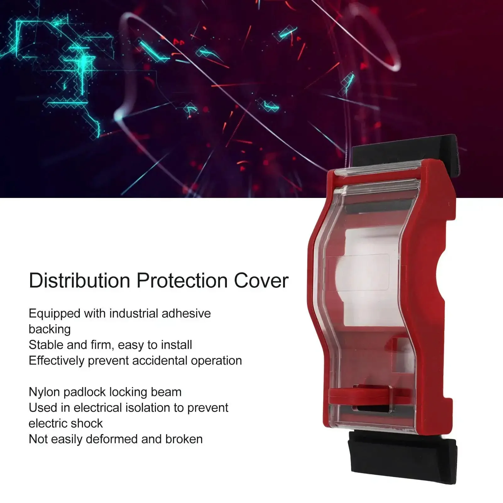 Lockout Kit For 2P Miniature Circuit Breakers With Transparent Protection Cover And Safety Padlock Including 2 Keys Quick Attach Durable Lockout Device For Troubleshooting Maintenance And Safe Power Shutdown - Image 8